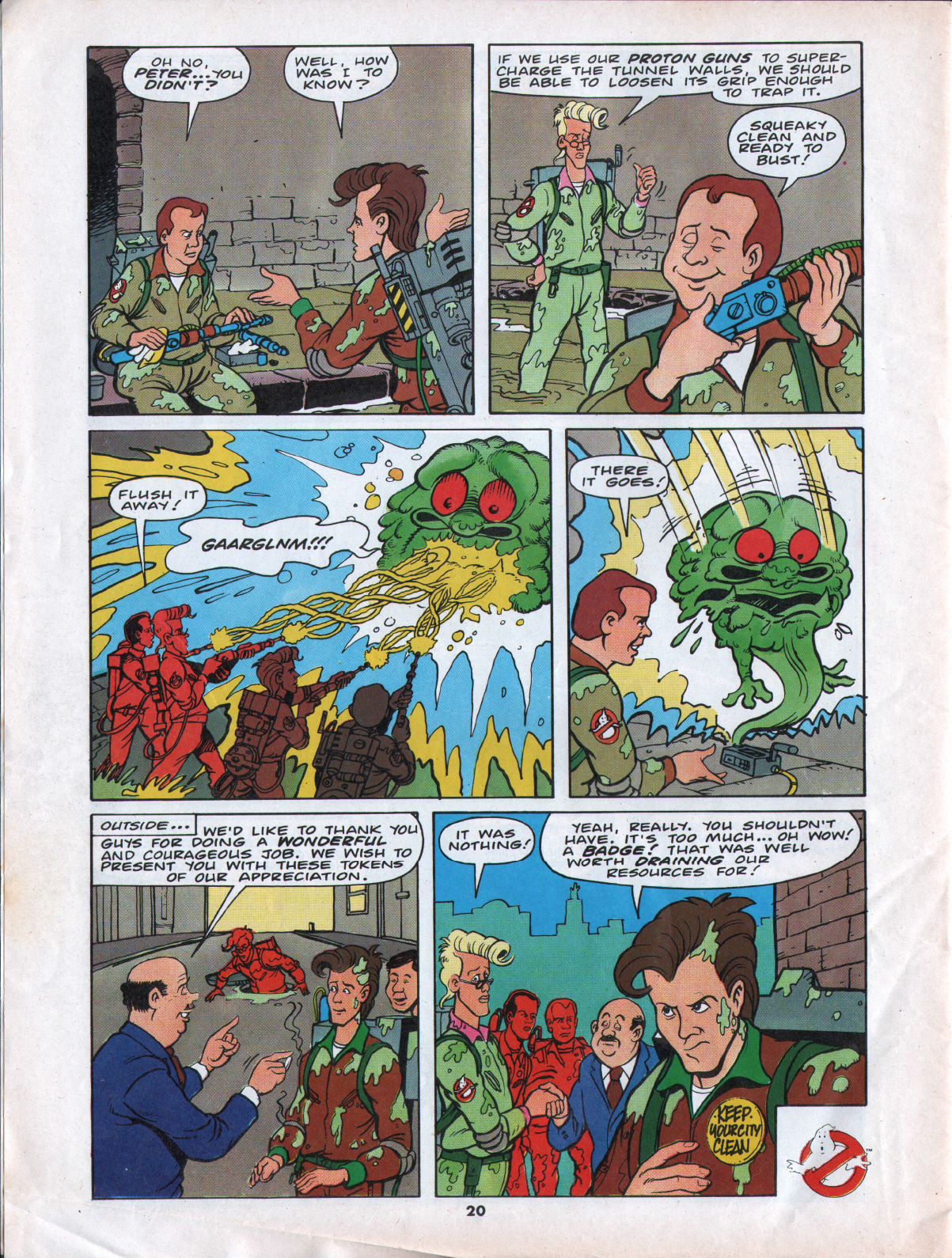 Read online The Real Ghostbusters comic -  Issue #34 - 20