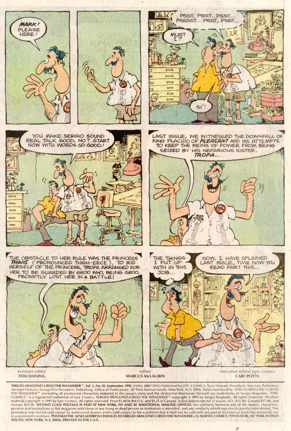 Read online Sergio Aragonés Groo the Wanderer comic -  Issue #81 - 2