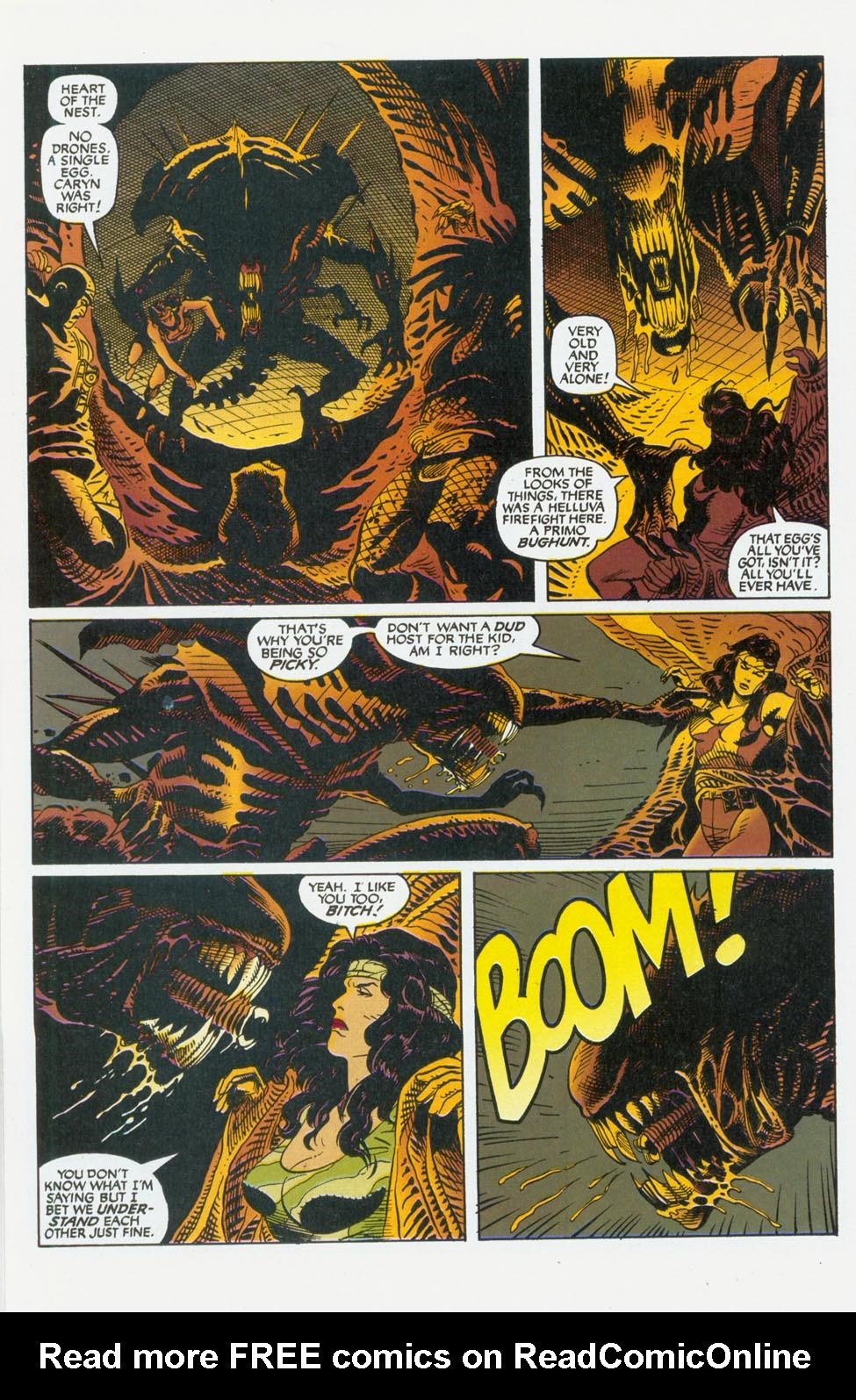 Read online Aliens/Predator: The Deadliest of the Species comic -  Issue #8 - 21