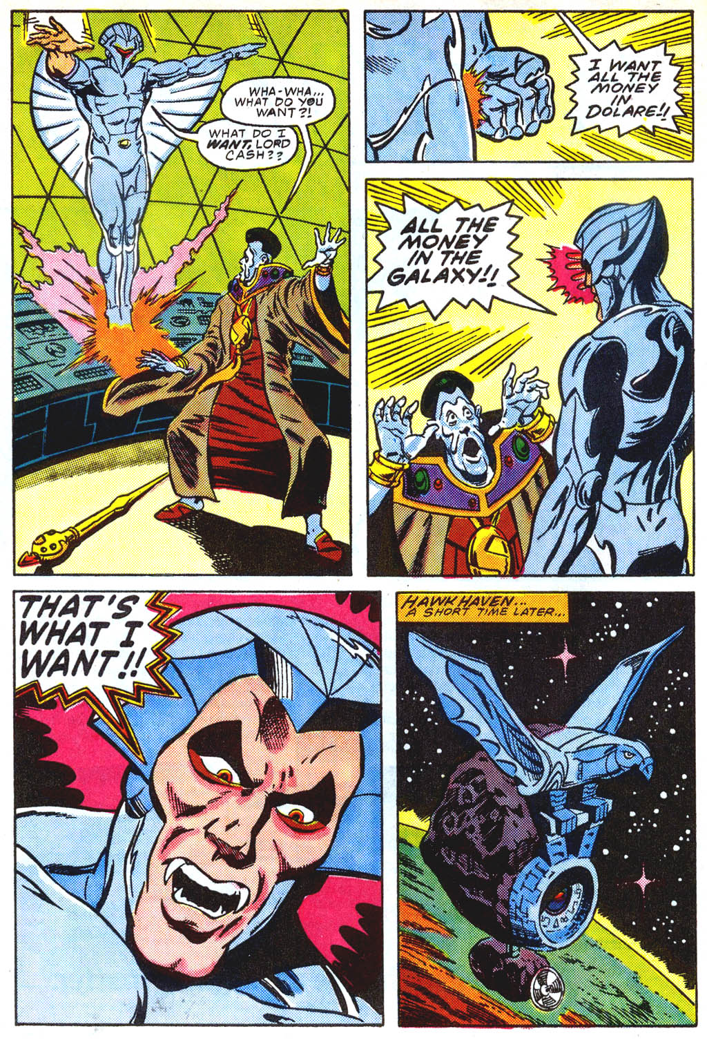 Read online SilverHawks comic -  Issue #7 - 7