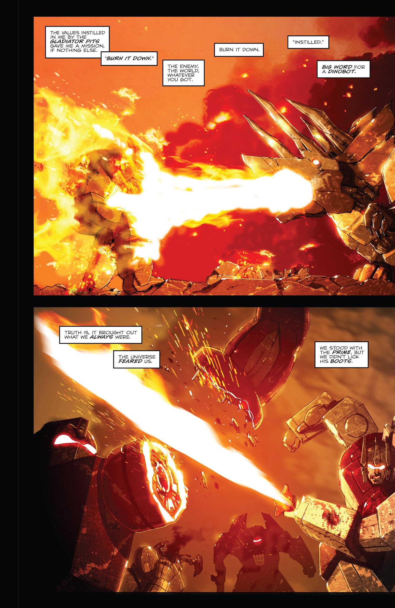 Read online The Transformers: Redemption of the Dinobots comic -  Issue # TPB - 74