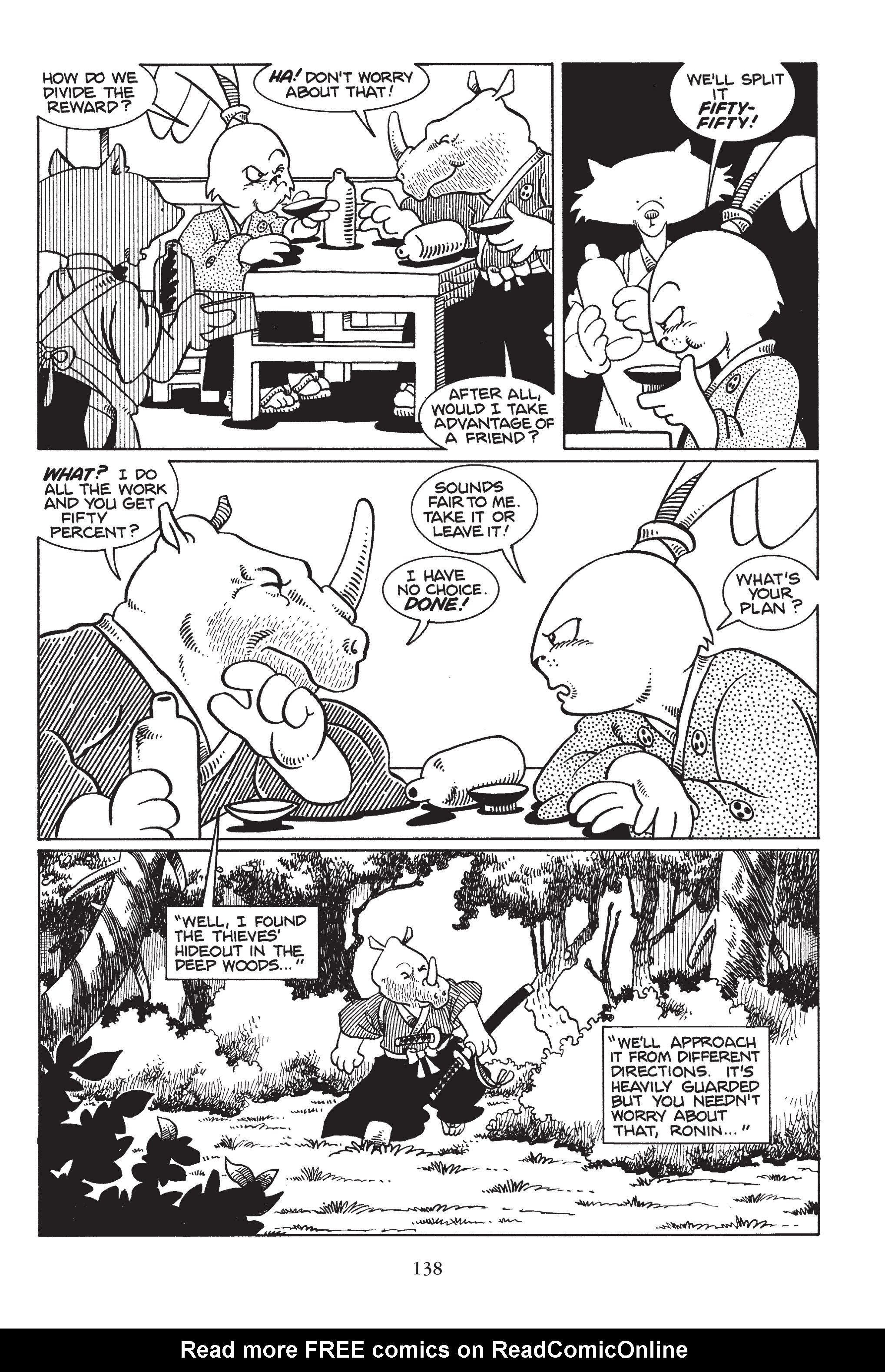 Read online Usagi Yojimbo (1987) comic -  Issue # _TPB 1 - 134