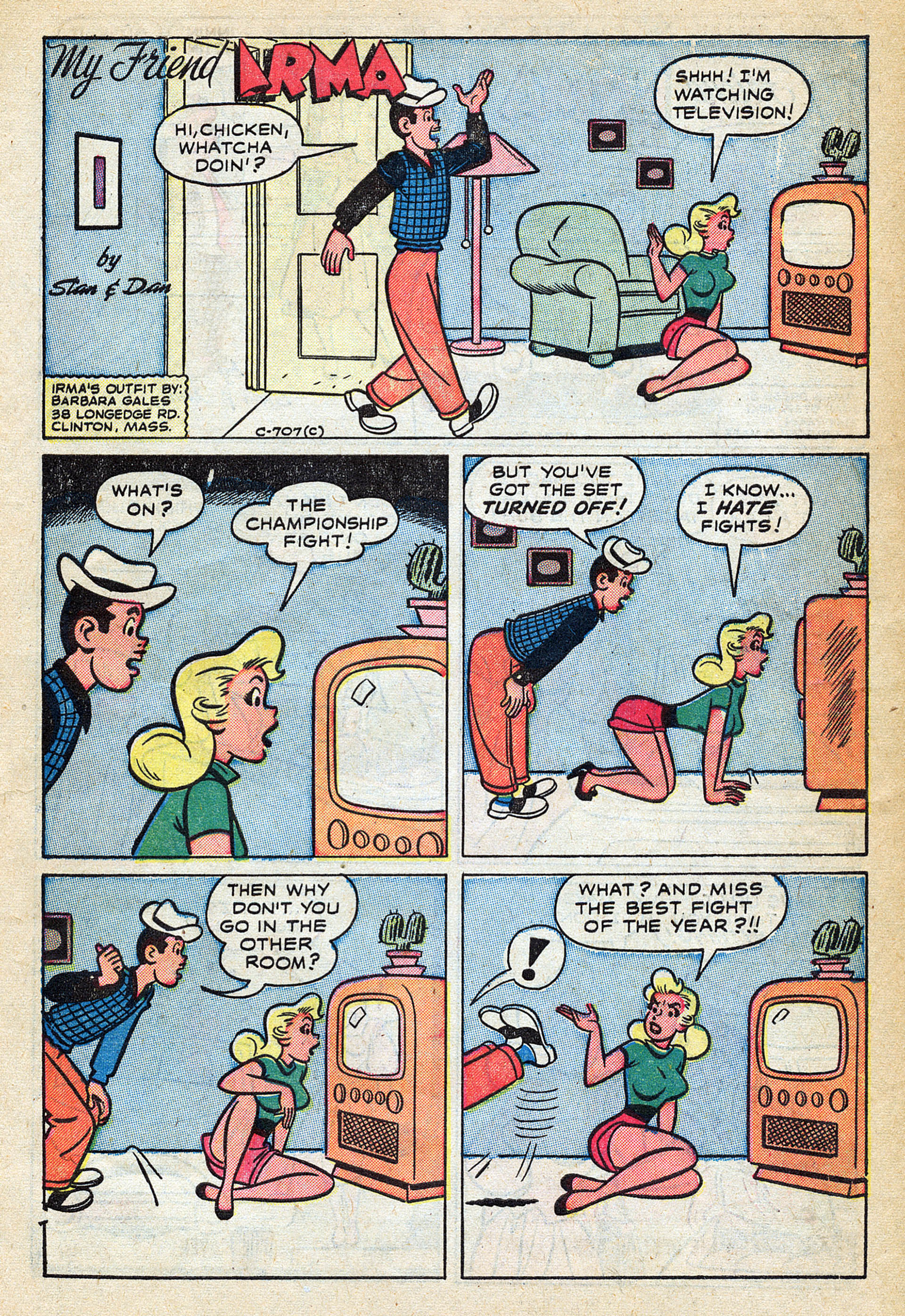 Read online My Friend Irma comic -  Issue #33 - 7