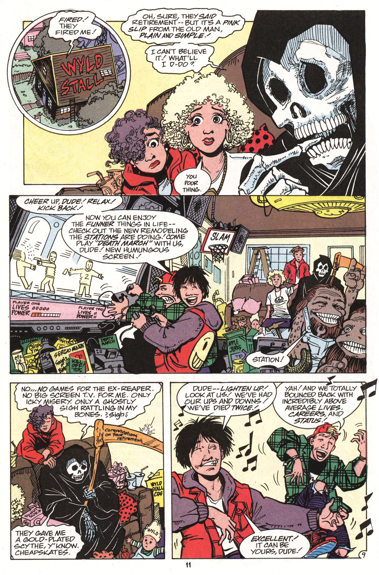 Read online Bill & Ted's Excellent Comic Book comic -  Issue #9 - 13