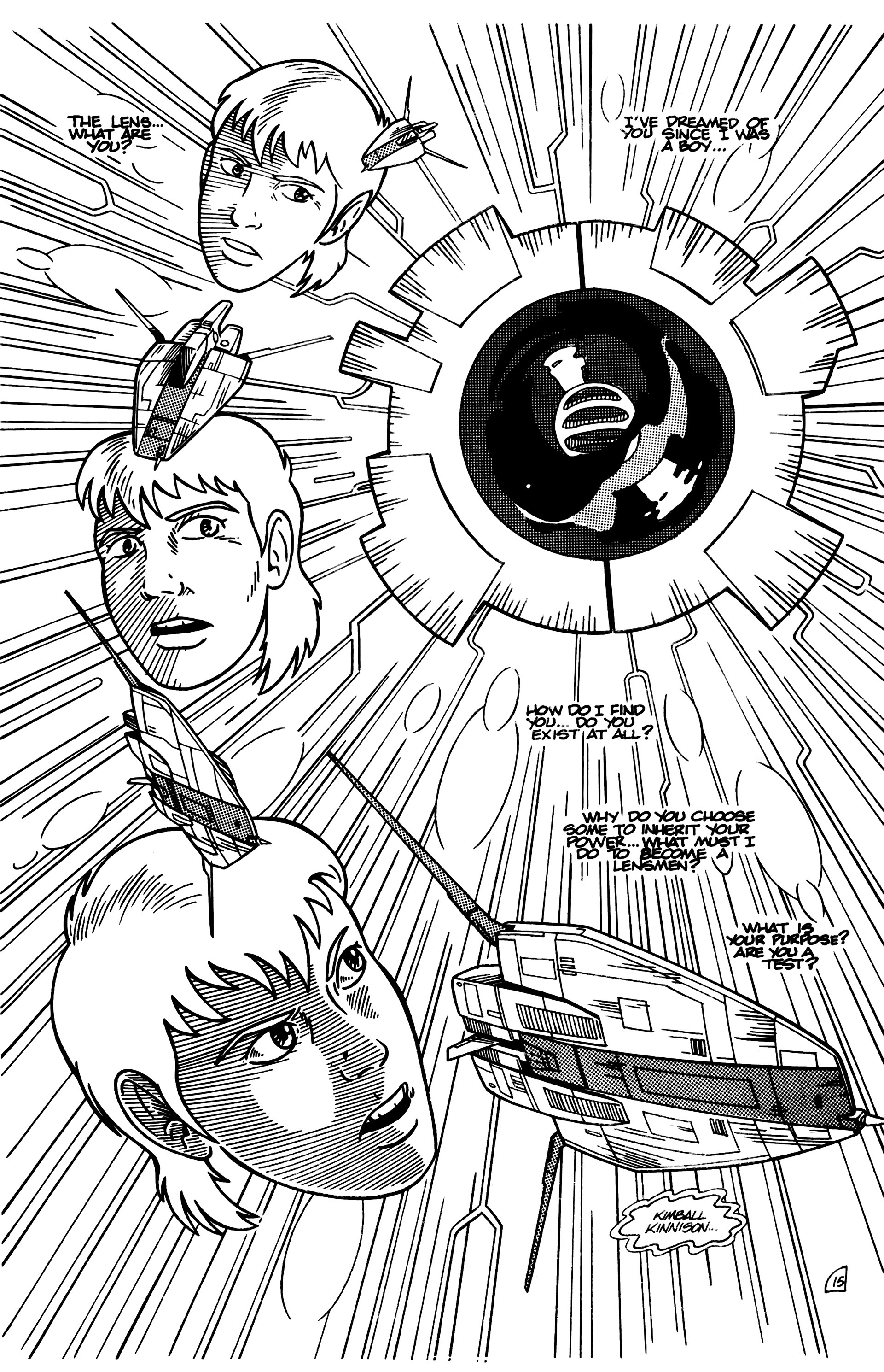 Read online Lensman: The Secret of the Lens comic -  Issue #1 - 23