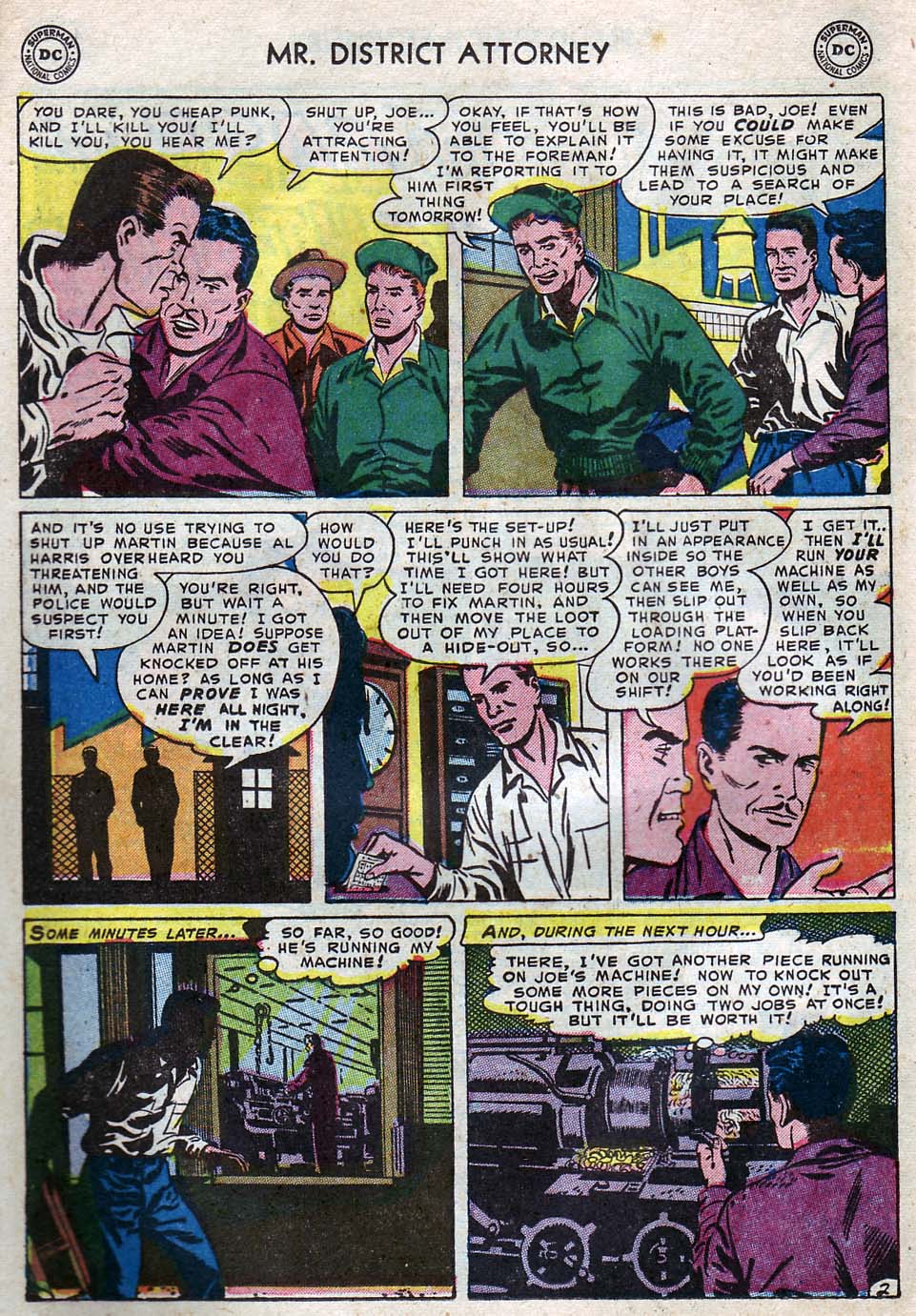 Read online Mr. District Attorney comic -  Issue #33 - 22