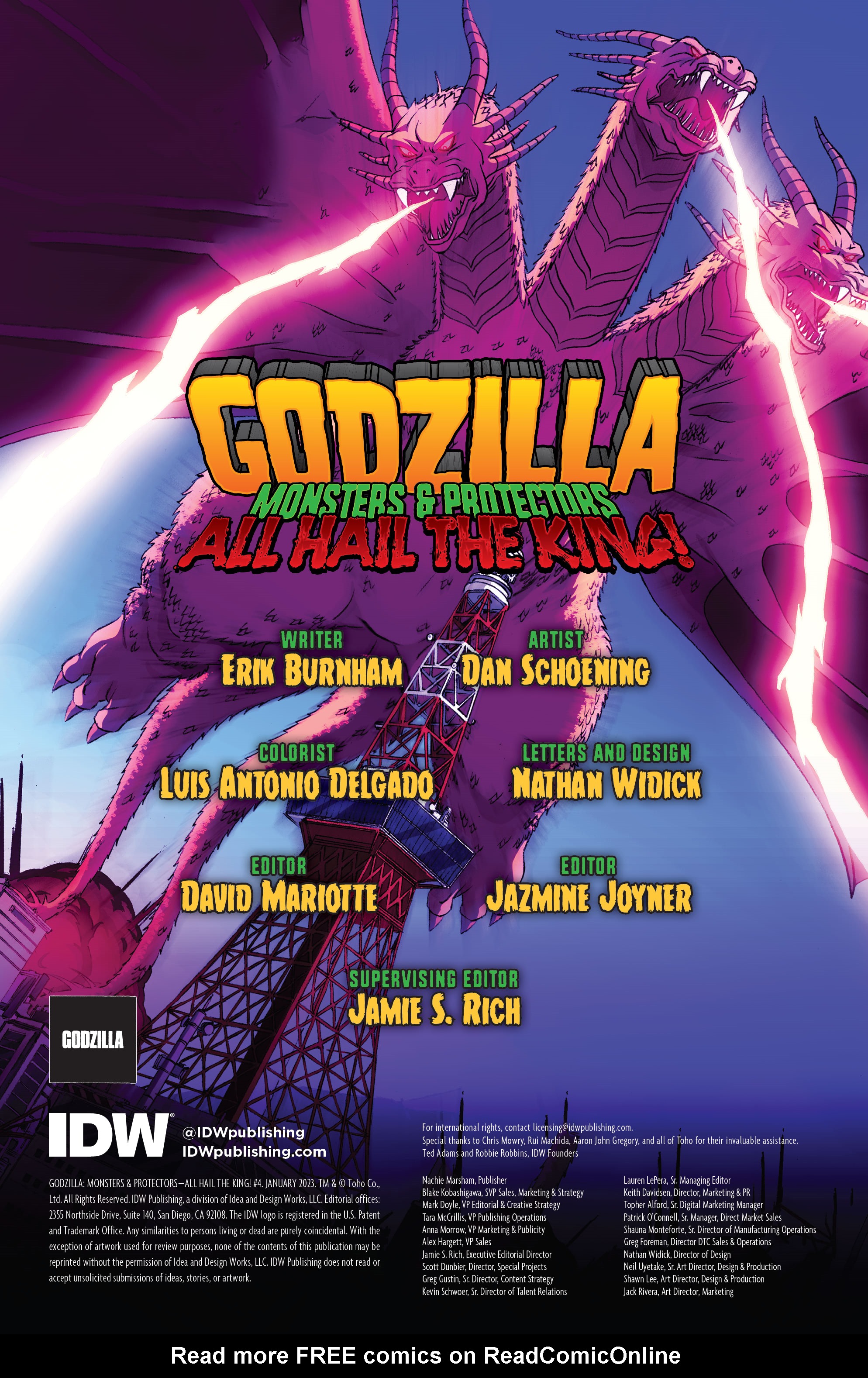 Read online Godzilla: Monsters & Protectors - All Hail the King! comic -  Issue #4 - 2