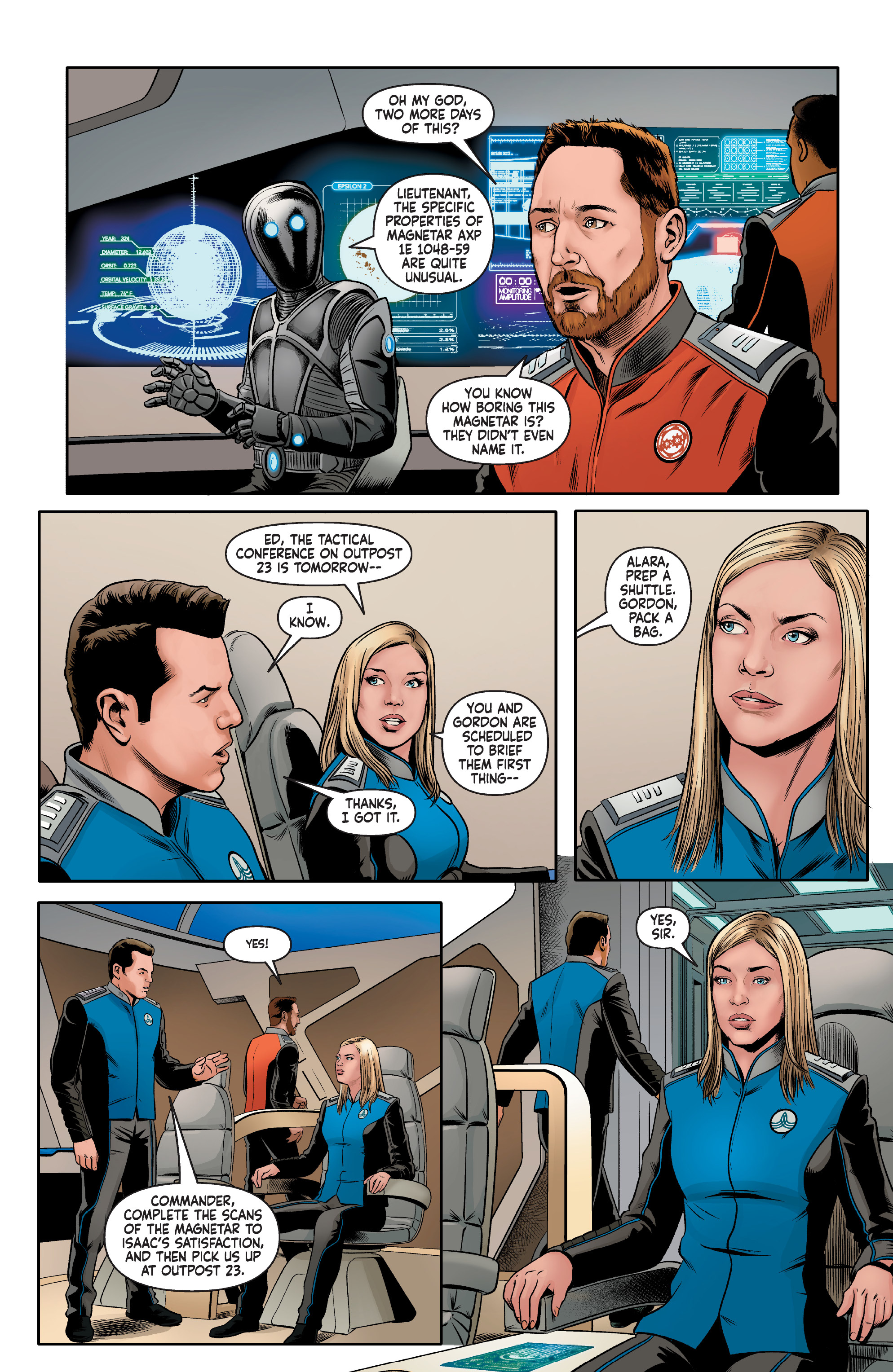 Read online The Orville comic -  Issue #1 - 5