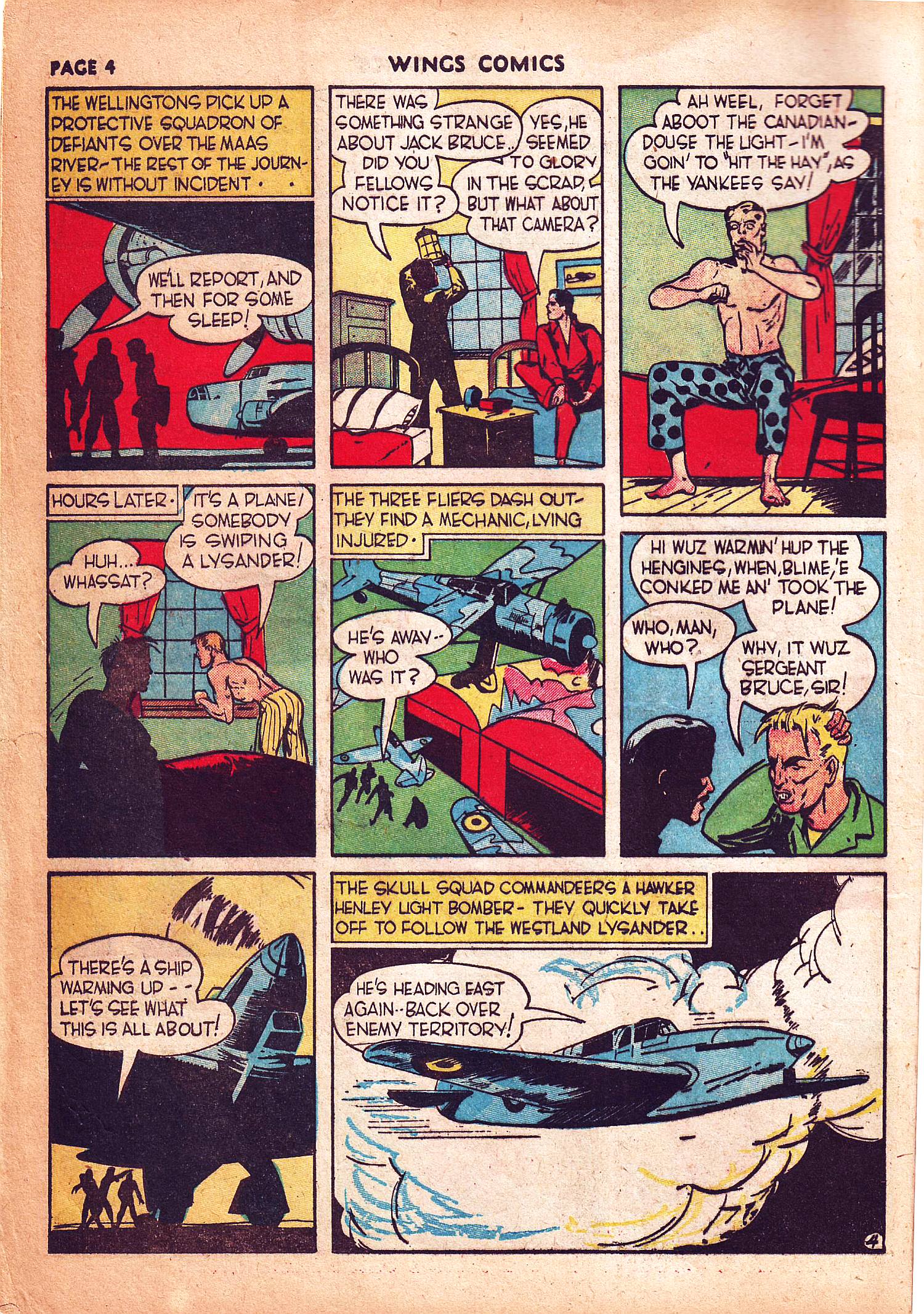 Read online Wings Comics comic -  Issue #3 - 6