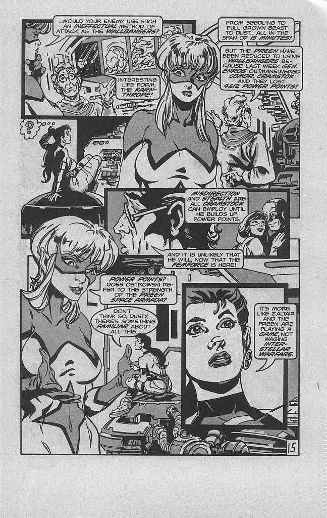 Read online Femforce comic -  Issue #100 - 18