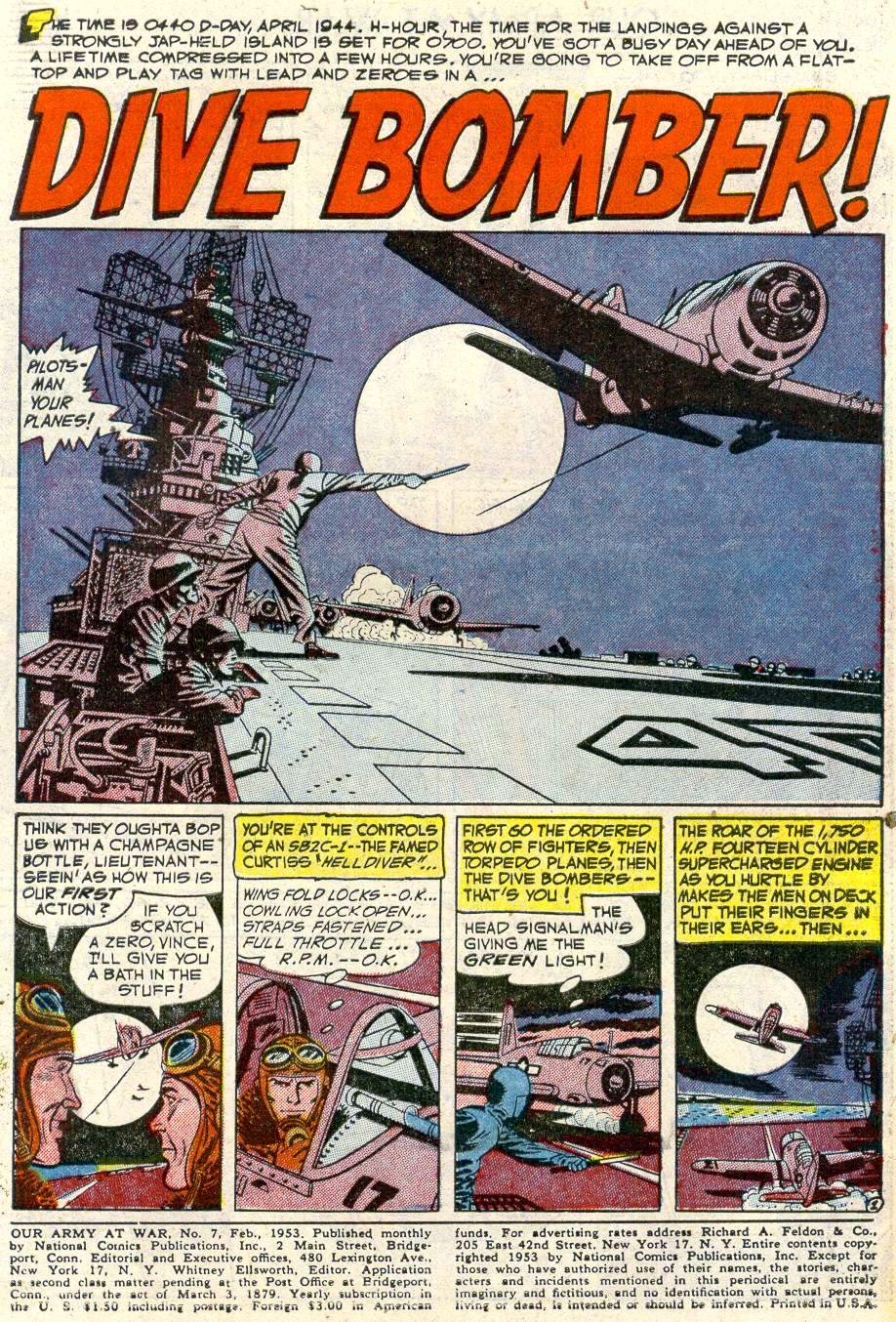 Read online Our Army at War (1952) comic -  Issue #7 - 3