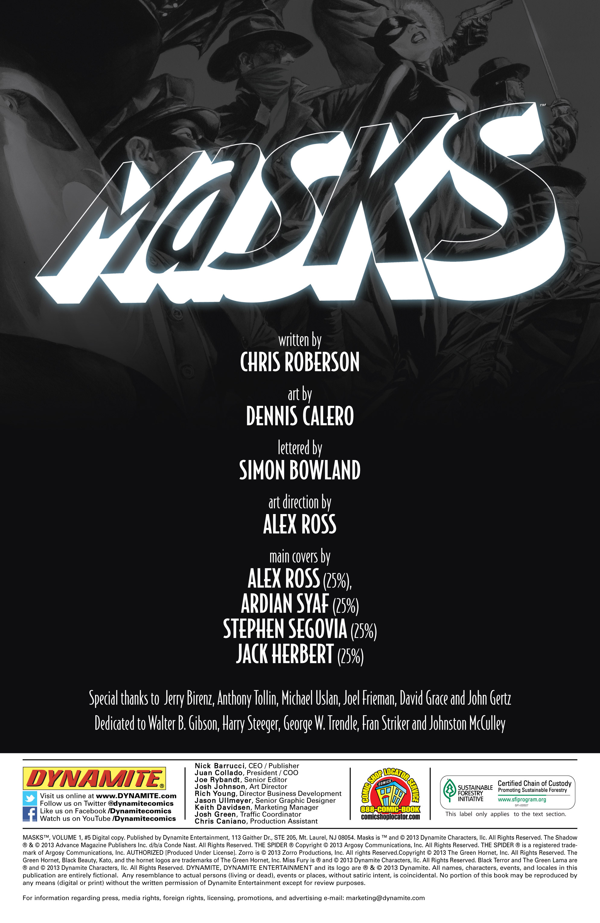 Read online Masks comic -  Issue #5 - 5