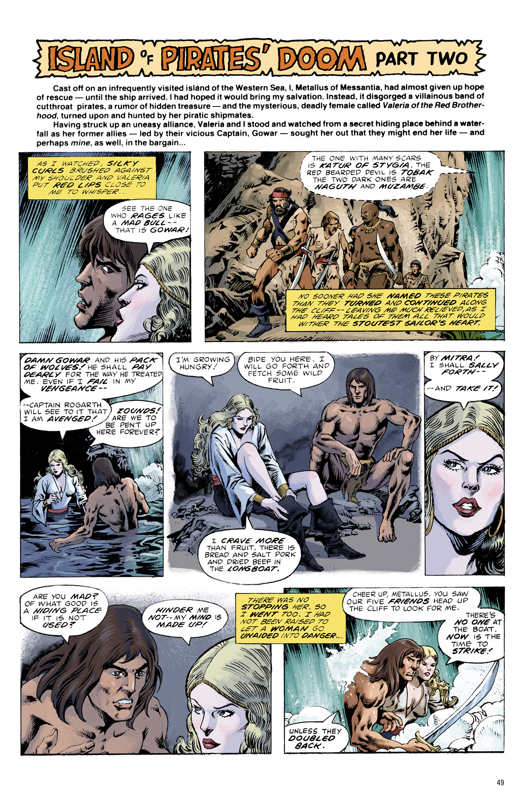 Read online Robert E. Howard's Savage Sword comic -  Issue #7 - 52