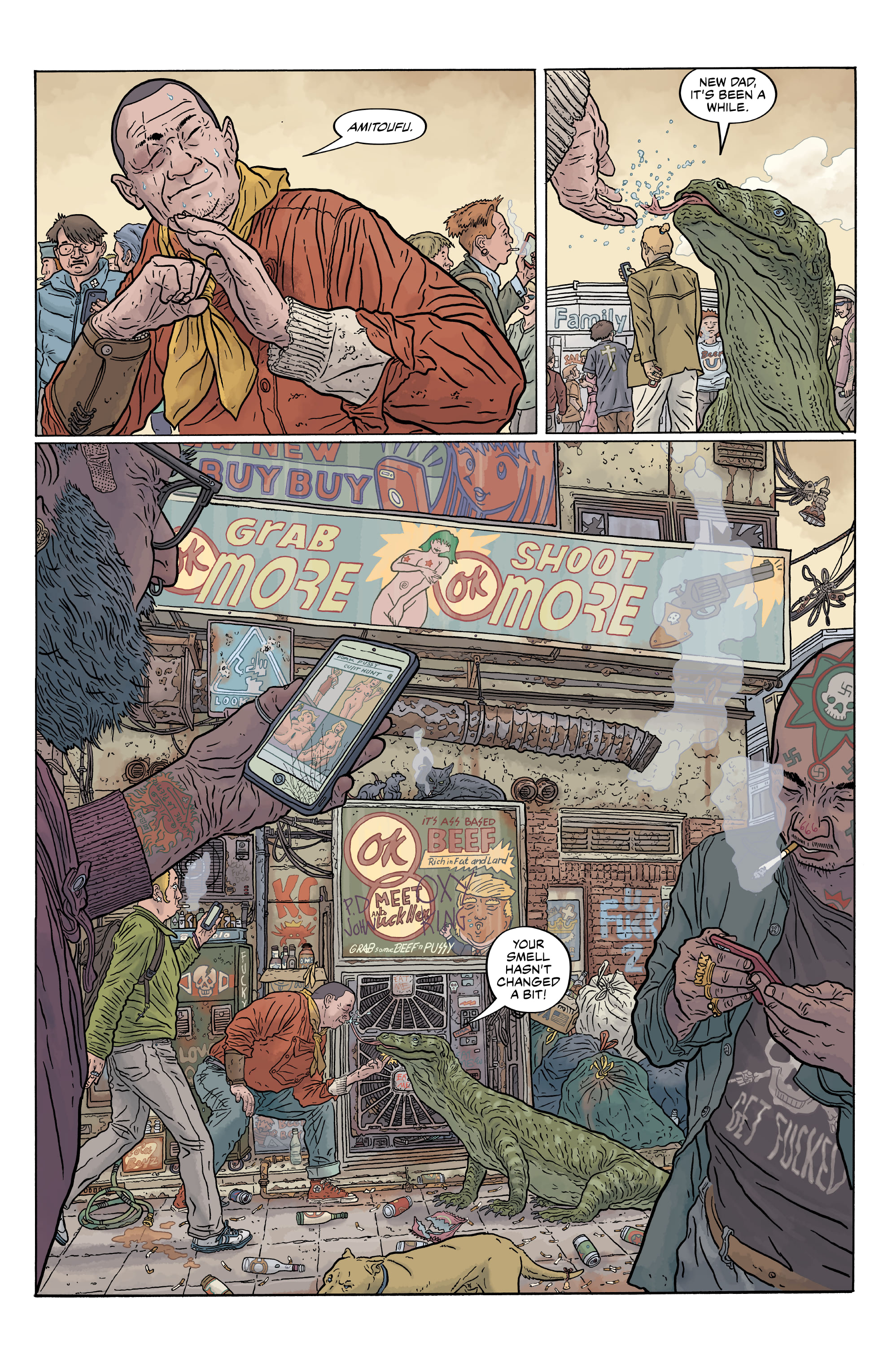 Read online Shaolin Cowboy: Cruel to Be Kin comic -  Issue #4 - 18