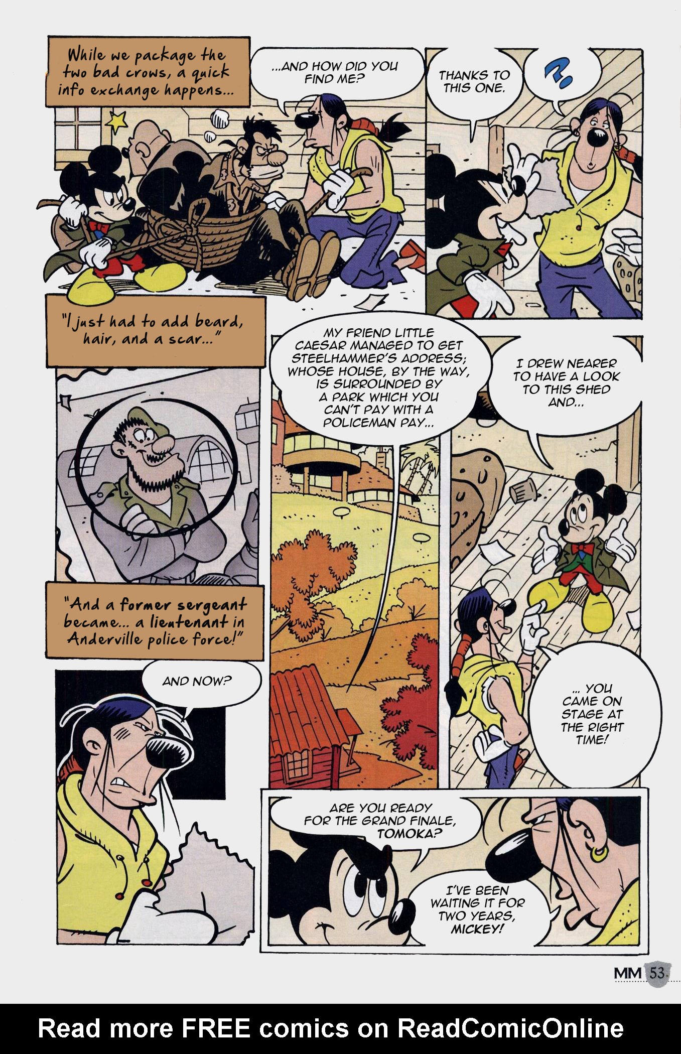 Read online Mickey Mouse Mystery Magazine comic -  Issue #1 - 53