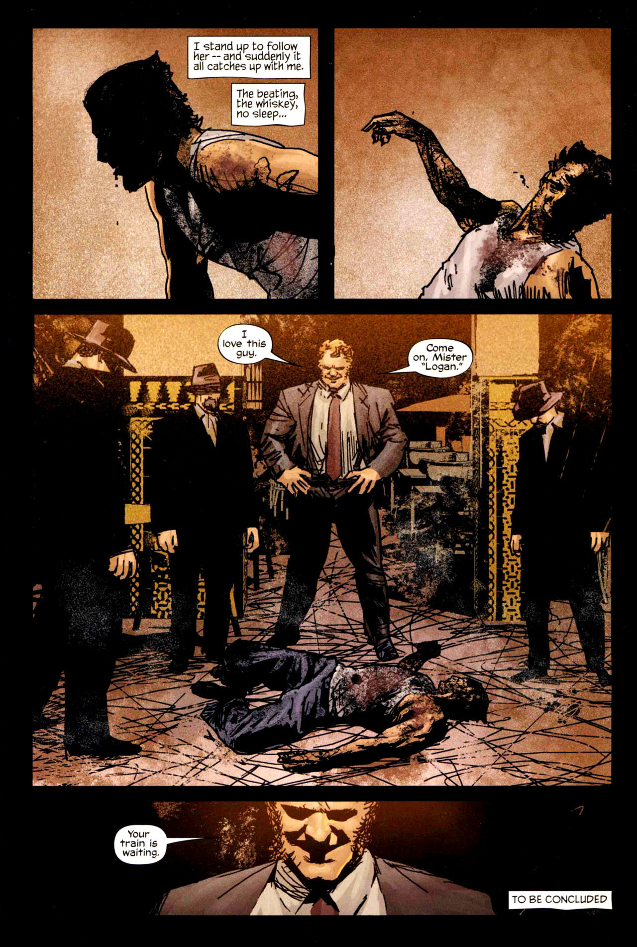 Read online Wolverine Noir comic -  Issue #3 - 24
