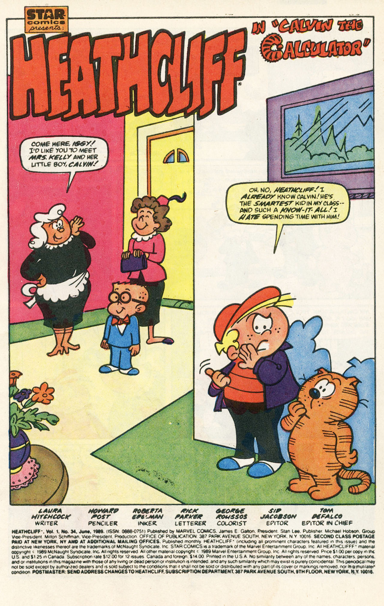 Read online Heathcliff comic -  Issue #34 - 3