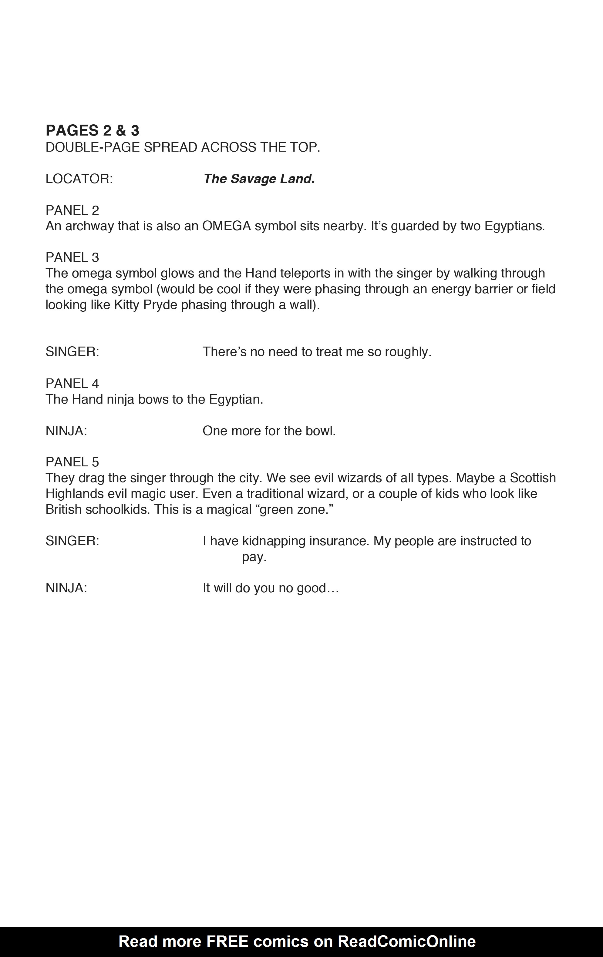 Read online Savage Avengers comic -  Issue # _Director's Cut - 45