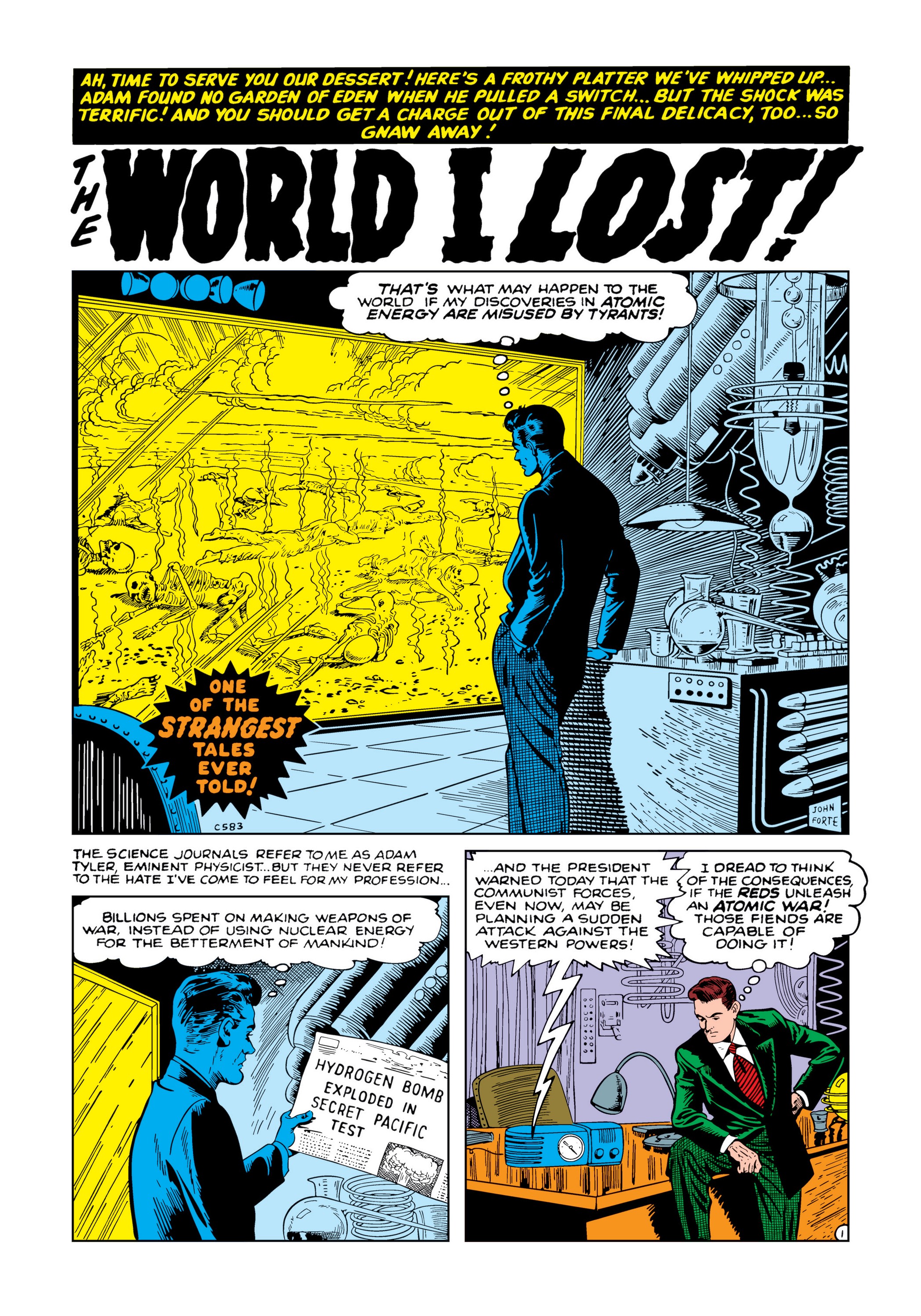 Read online Marvel Masterworks: Atlas Era Strange Tales comic -  Issue # TPB 2 (Part 3) - 67