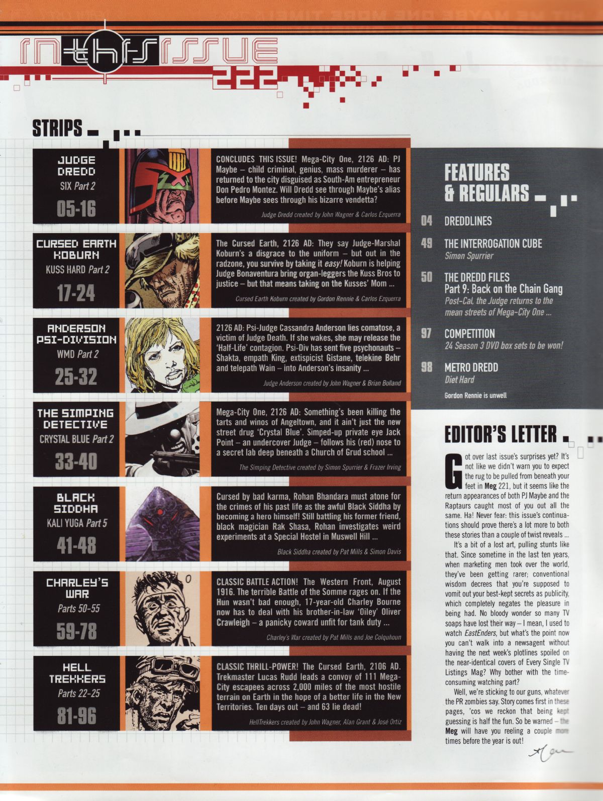 Read online Judge Dredd Megazine (Vol. 5) comic -  Issue #222 - 2