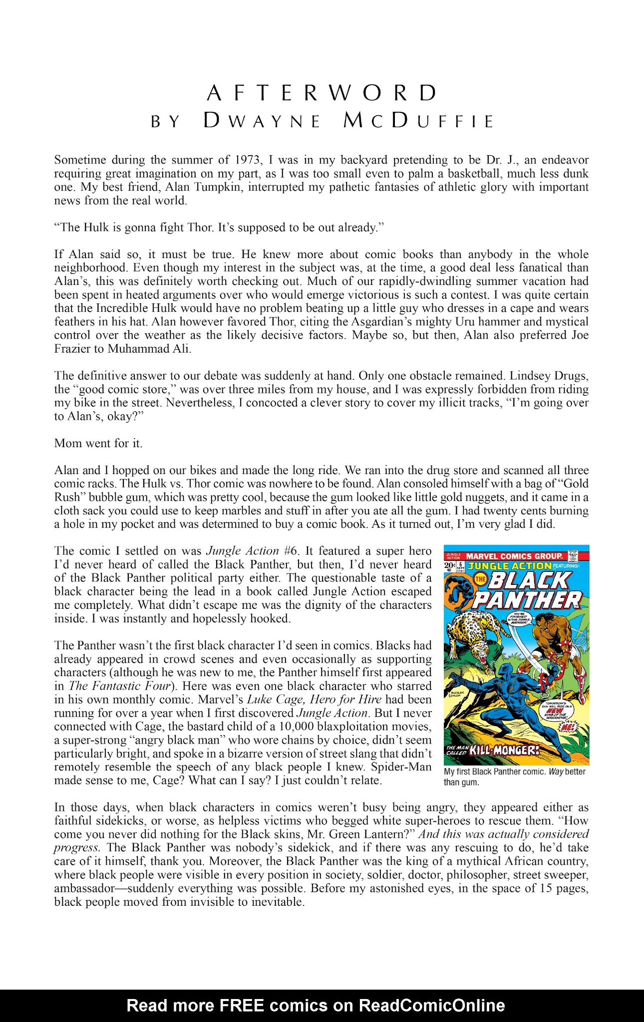 Read online Marvel Masterworks: The Black Panther comic -  Issue # TPB 1 - 312