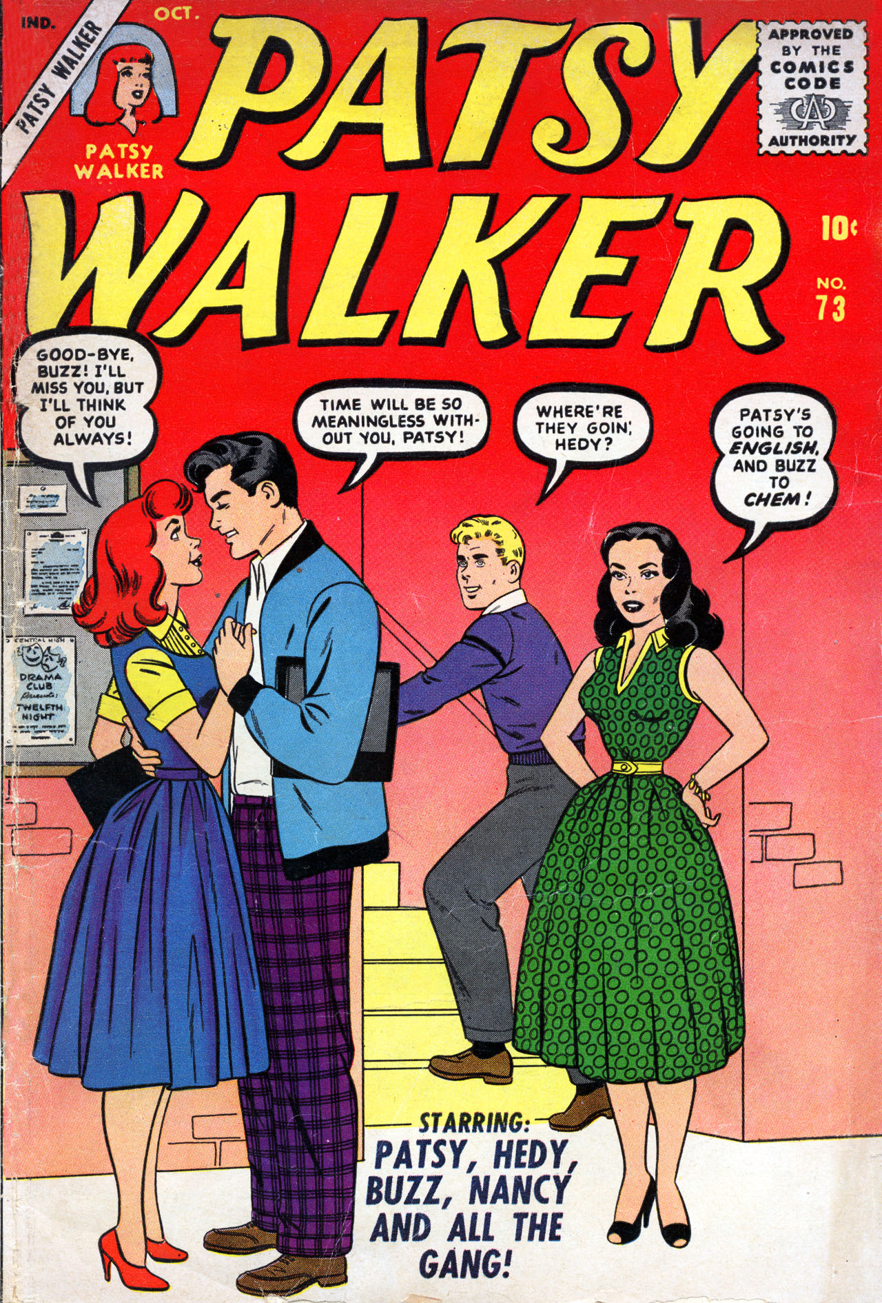 Read online Patsy Walker comic -  Issue #73 - 1