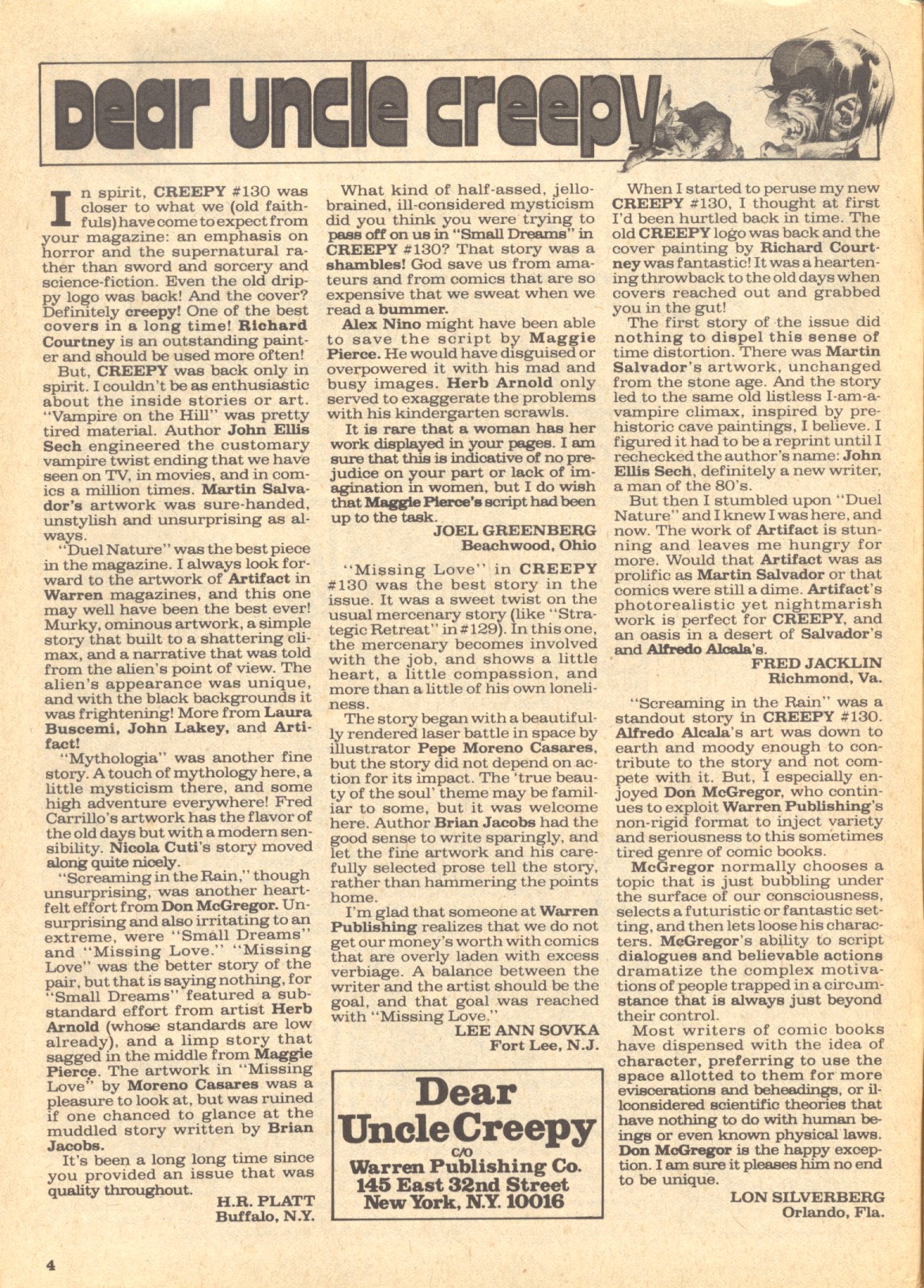 Read online Creepy (1964) comic -  Issue #132 - 4