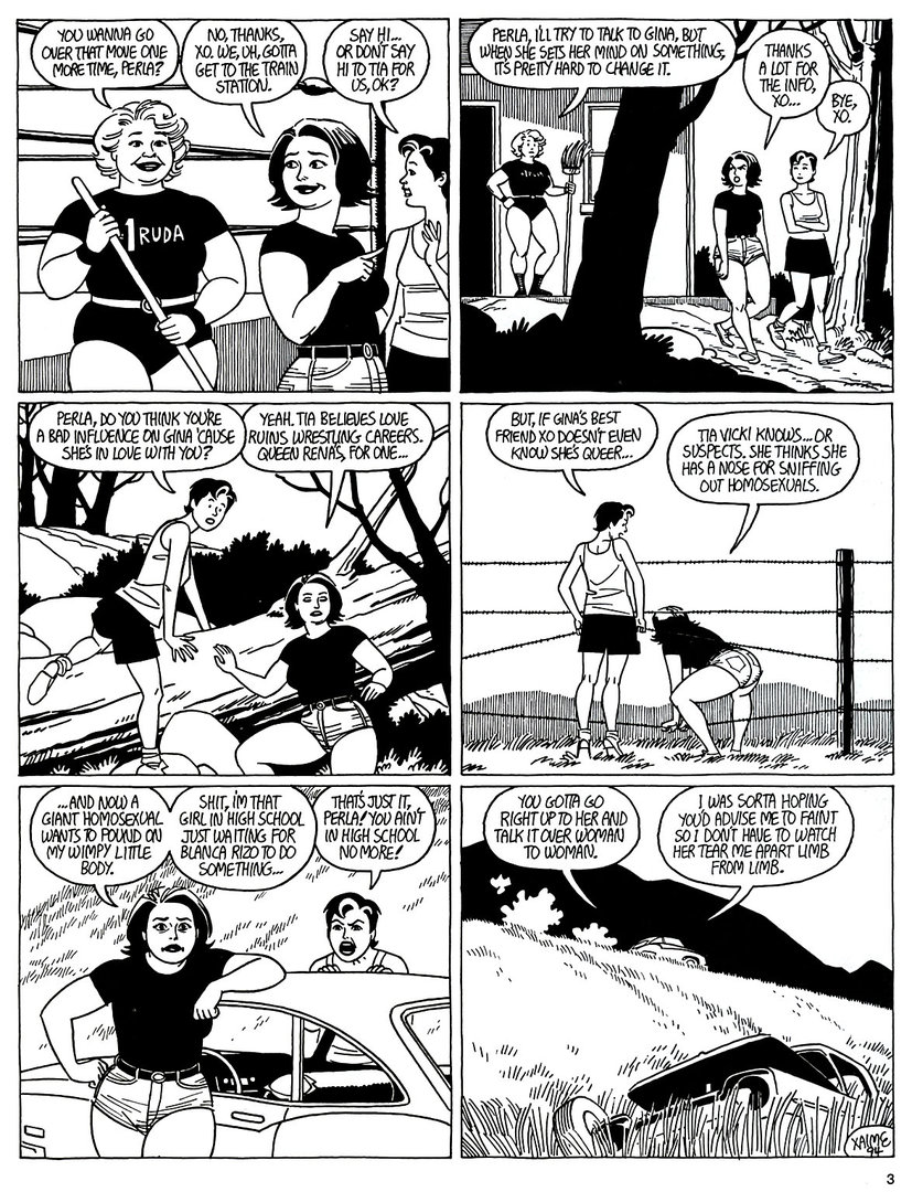 Read online Love and Rockets (1982) comic -  Issue #46 - 5