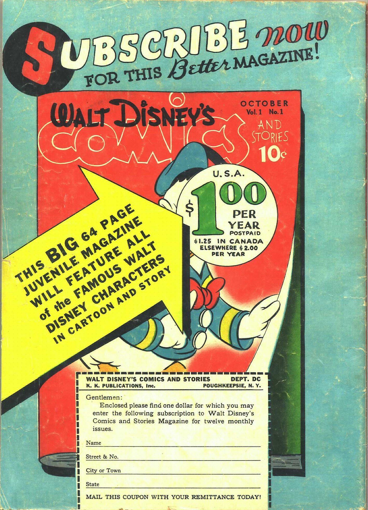 Read online Walt Disney's Comics and Stories comic -  Issue #1 - 68