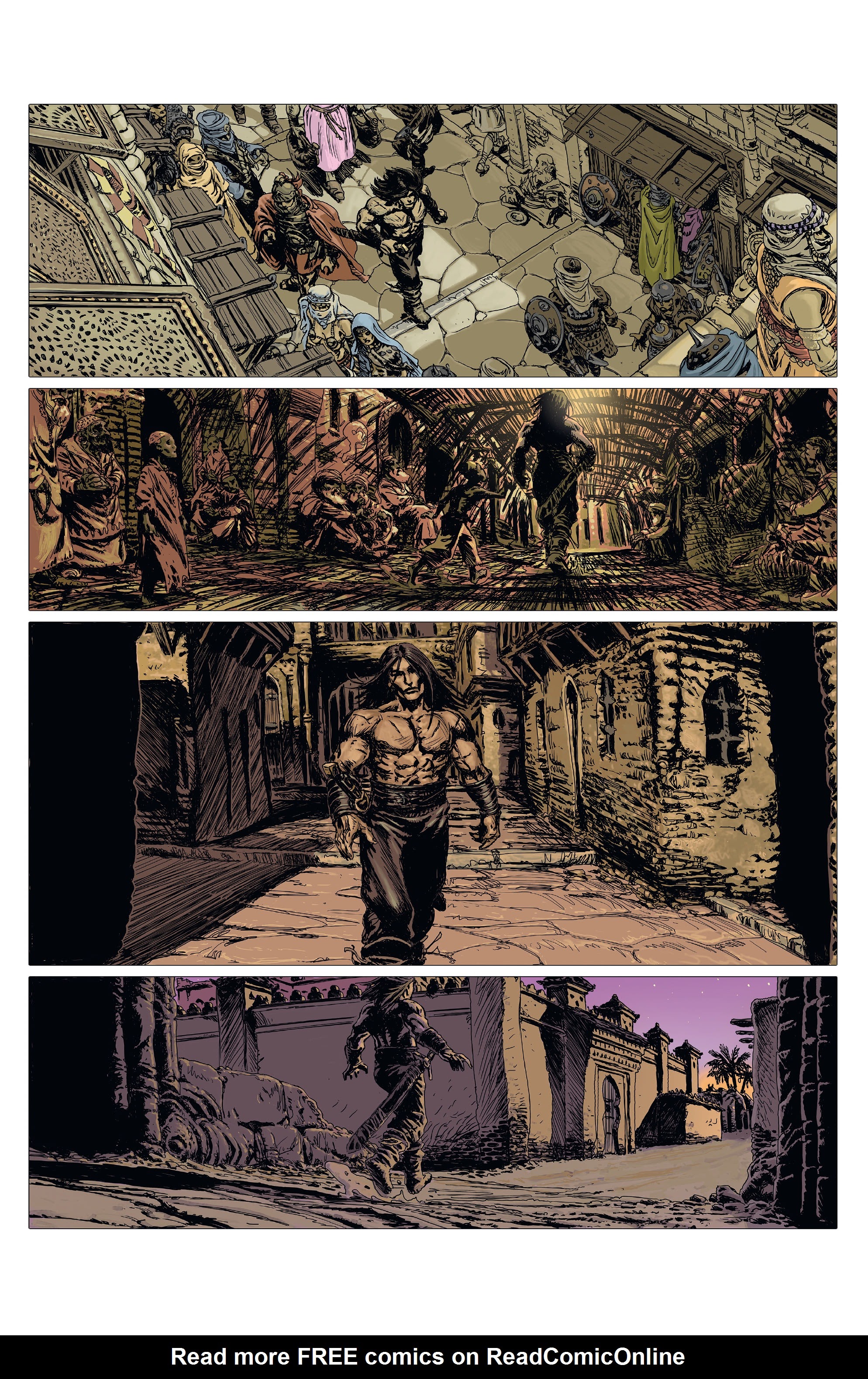 Read online The Cimmerian: The Man-Eaters Of Zamboula comic -  Issue #1 - 9