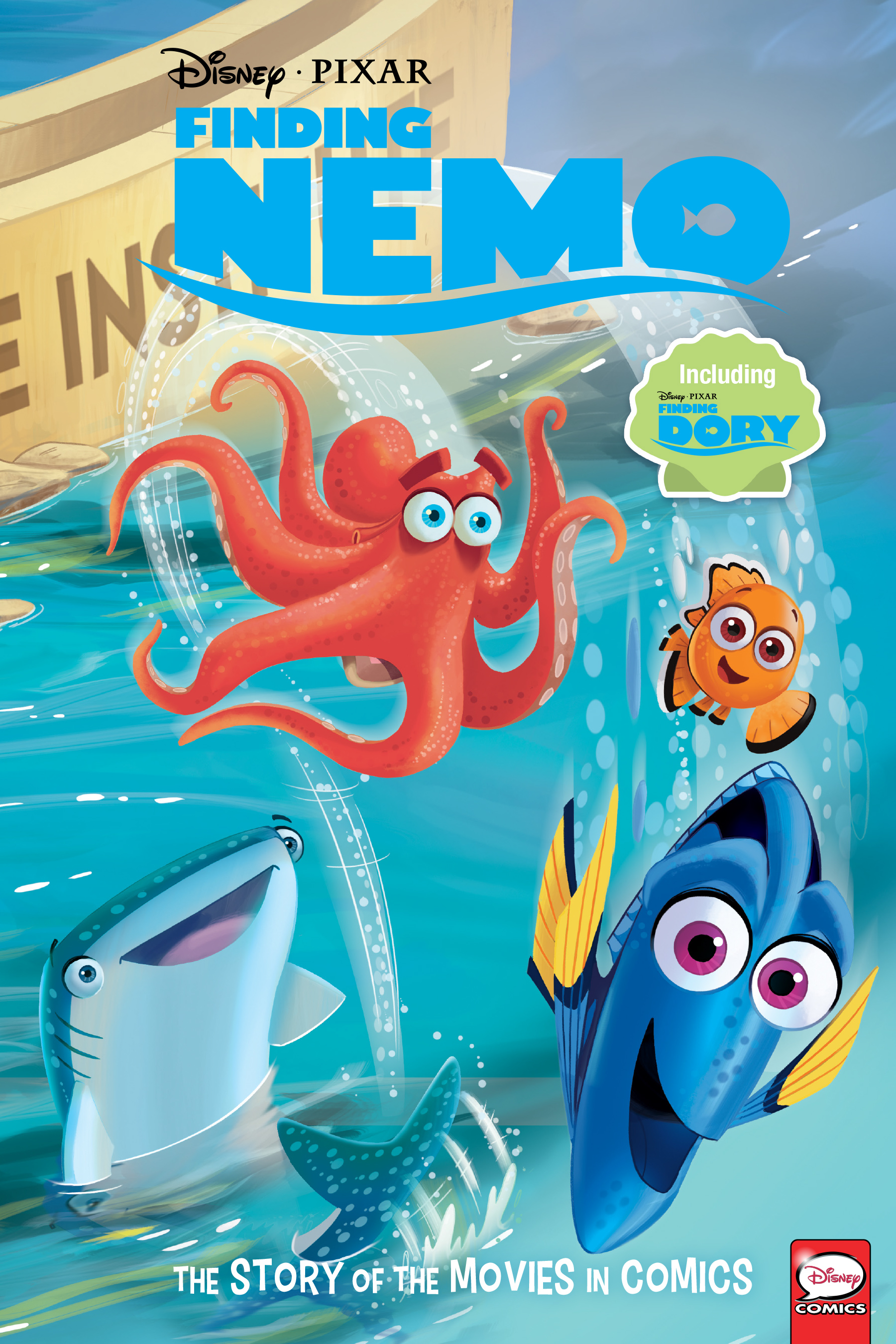 Read online Disney/PIXAR Finding Nemo and Finding Dory: The Story of the Movies in Comics comic -  Issue # TPB - 1