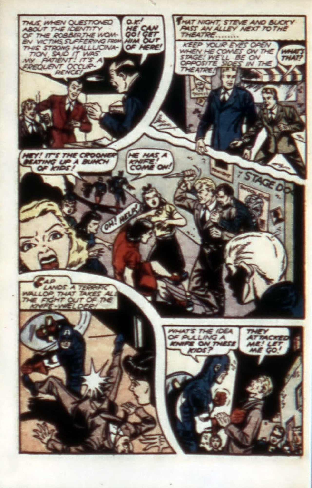Read online Captain America Comics comic -  Issue #57 - 6