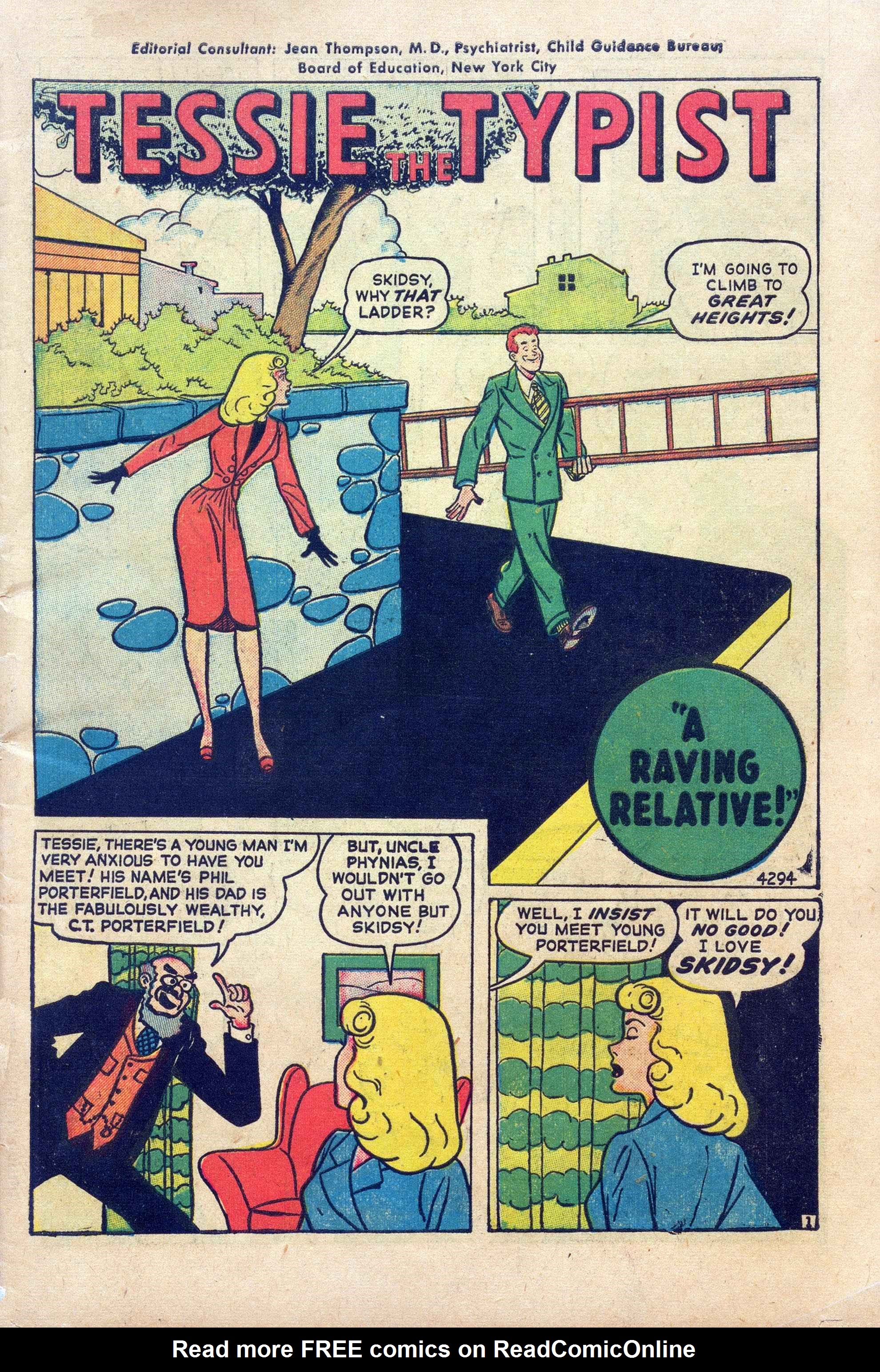 Read online Tessie the Typist comic -  Issue #21 - 3