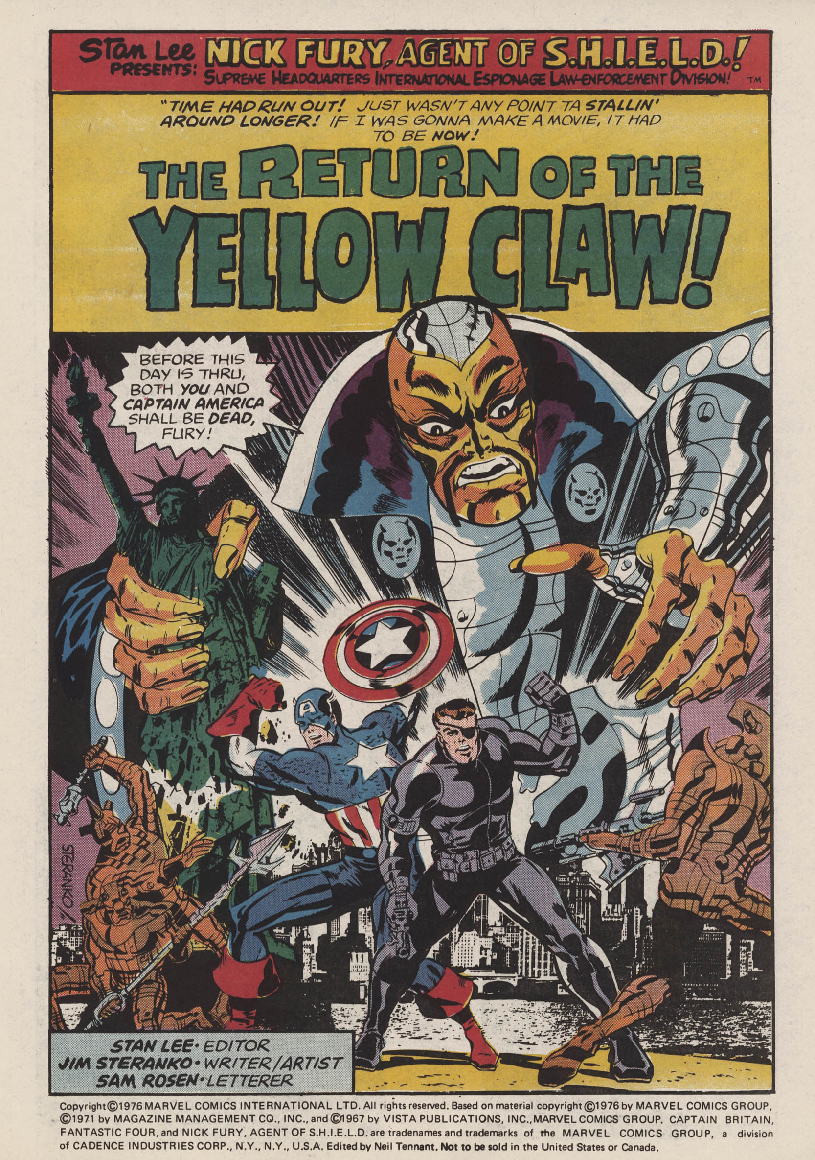 Read online Captain Britain (1976) comic -  Issue #6 - 25