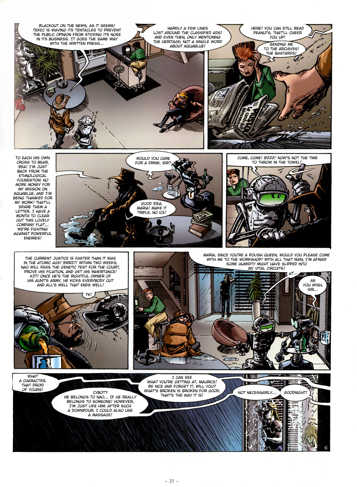 Read online Aquablue comic -  Issue #2 - 22