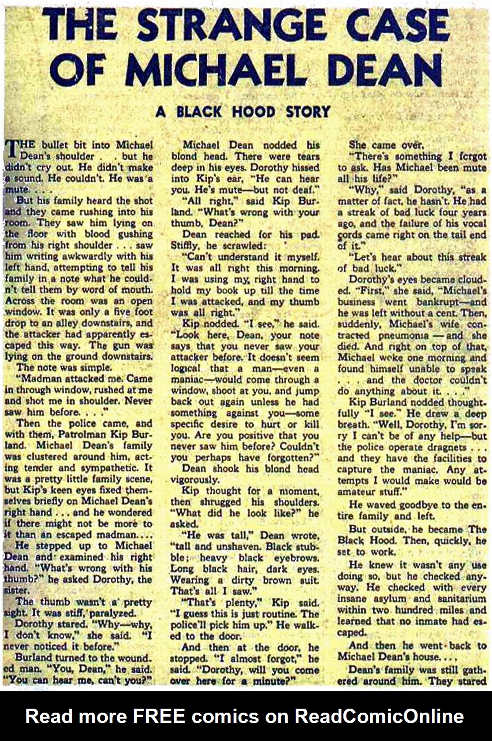 Read online Black Hood Comics comic -  Issue #16 - 27