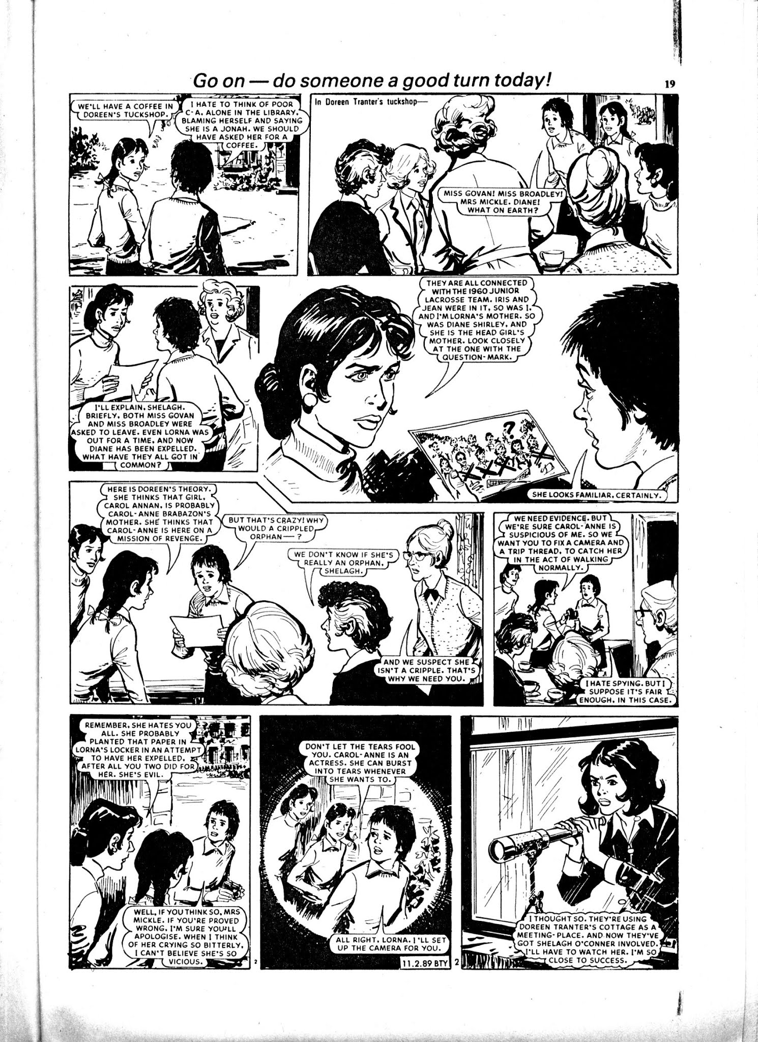 Read online Bunty comic -  Issue #1622 - 19
