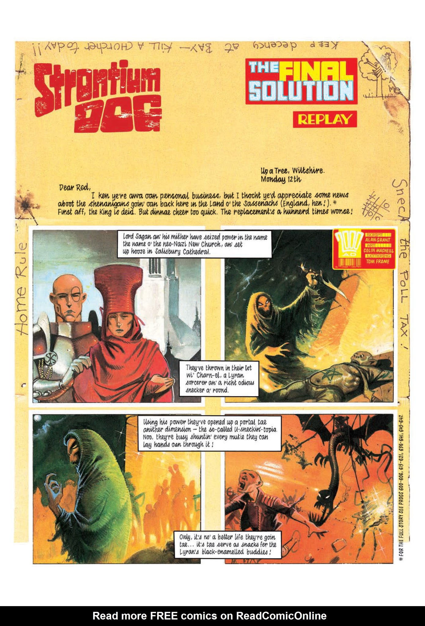 Read online Strontium Dog: The Final Solution comic -  Issue # TPB - 129