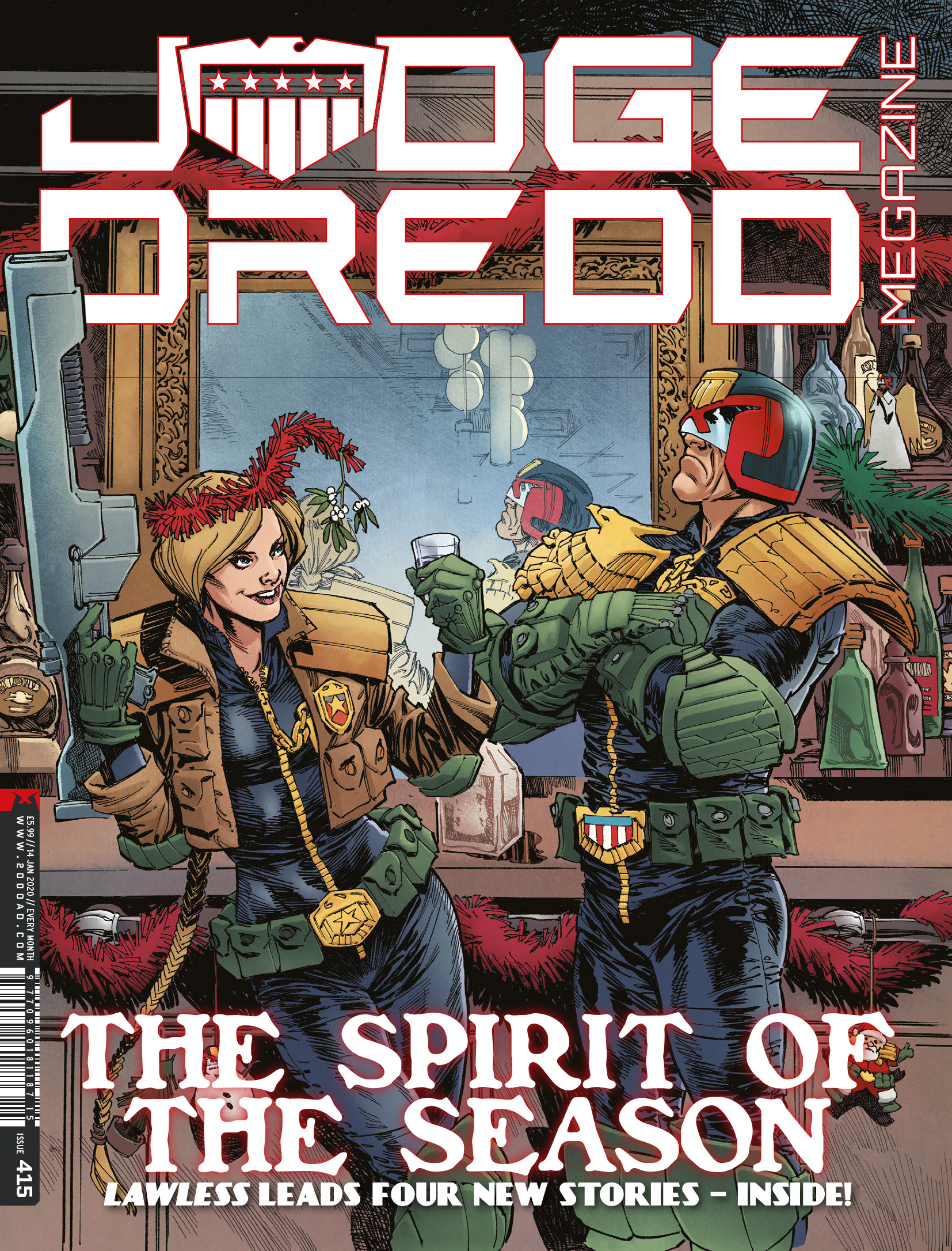 Read online Judge Dredd Megazine (Vol. 5) comic -  Issue #415 - 1