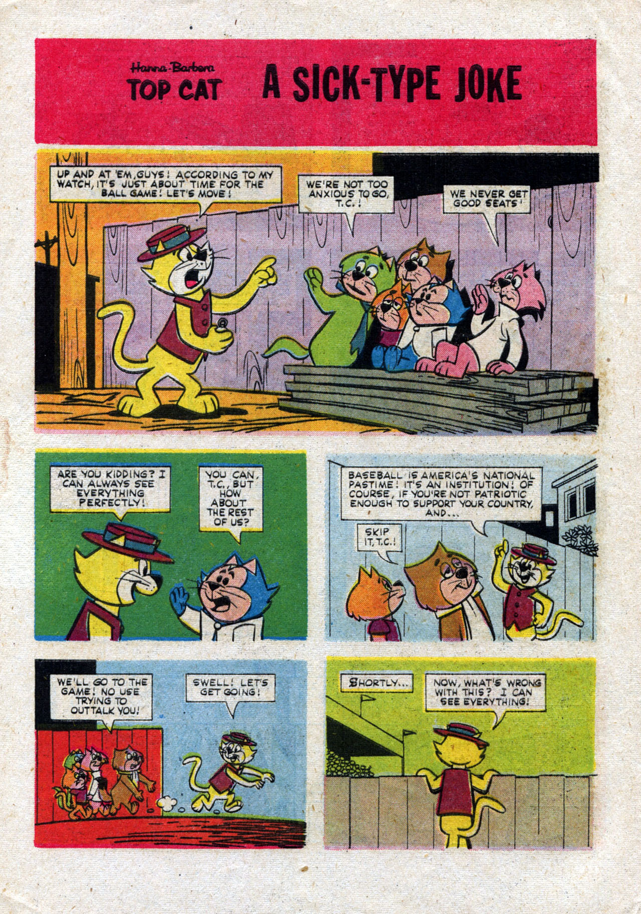 Read online Top Cat (1962) comic -  Issue #5 - 8