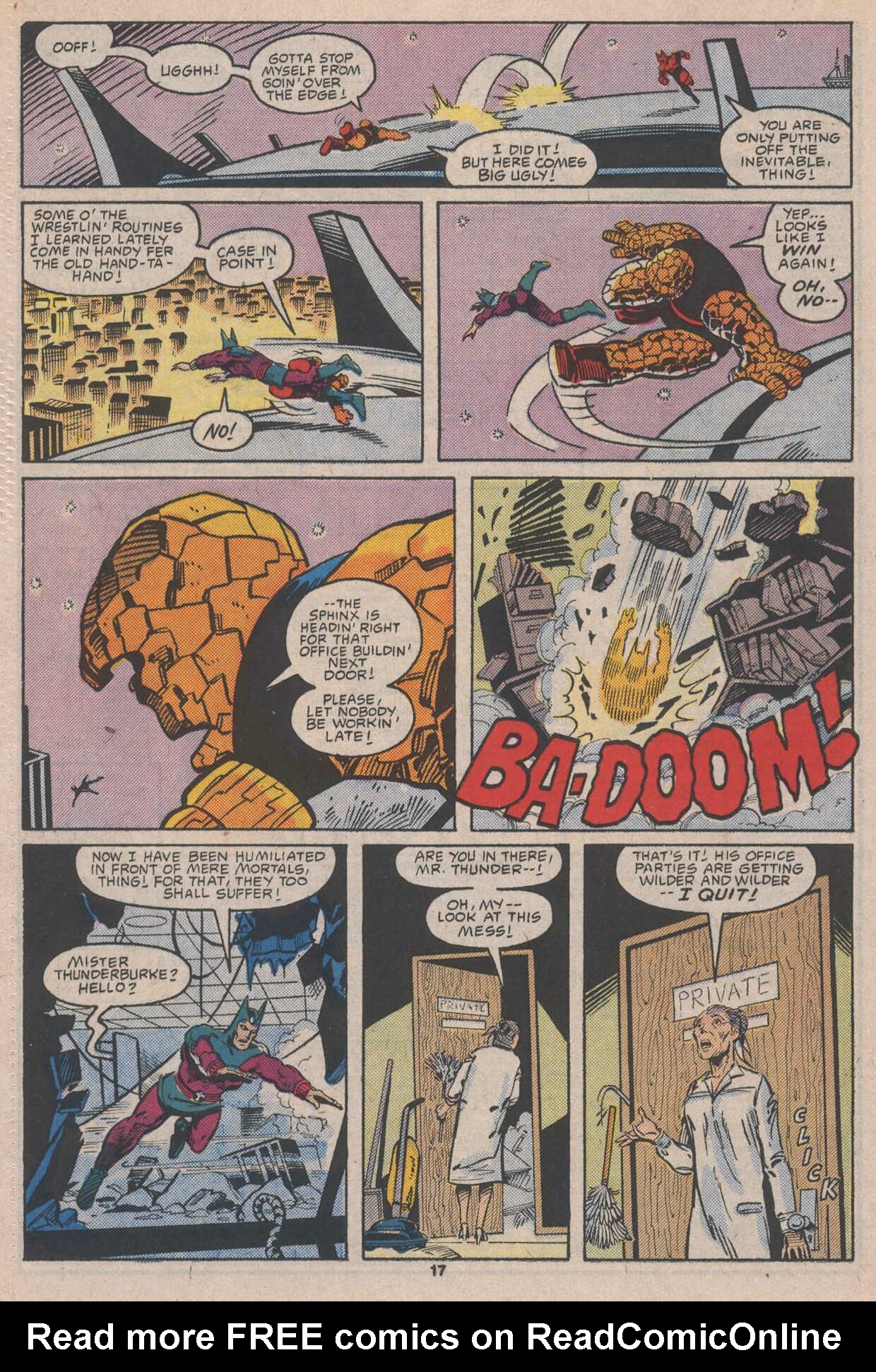 Read online The Thing comic -  Issue #34 - 25