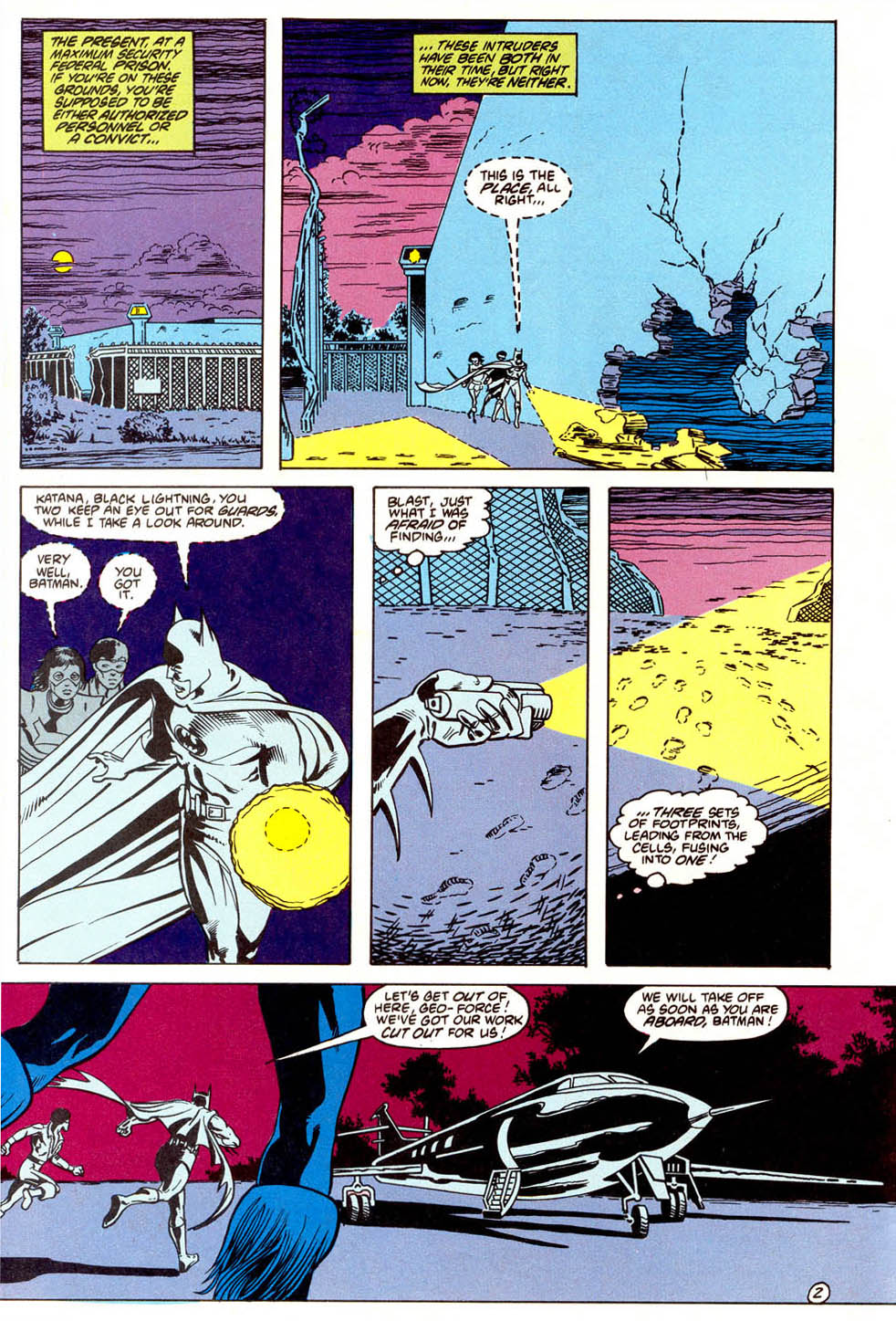 Read online The Outsiders (1985) comic -  Issue #23 - 3