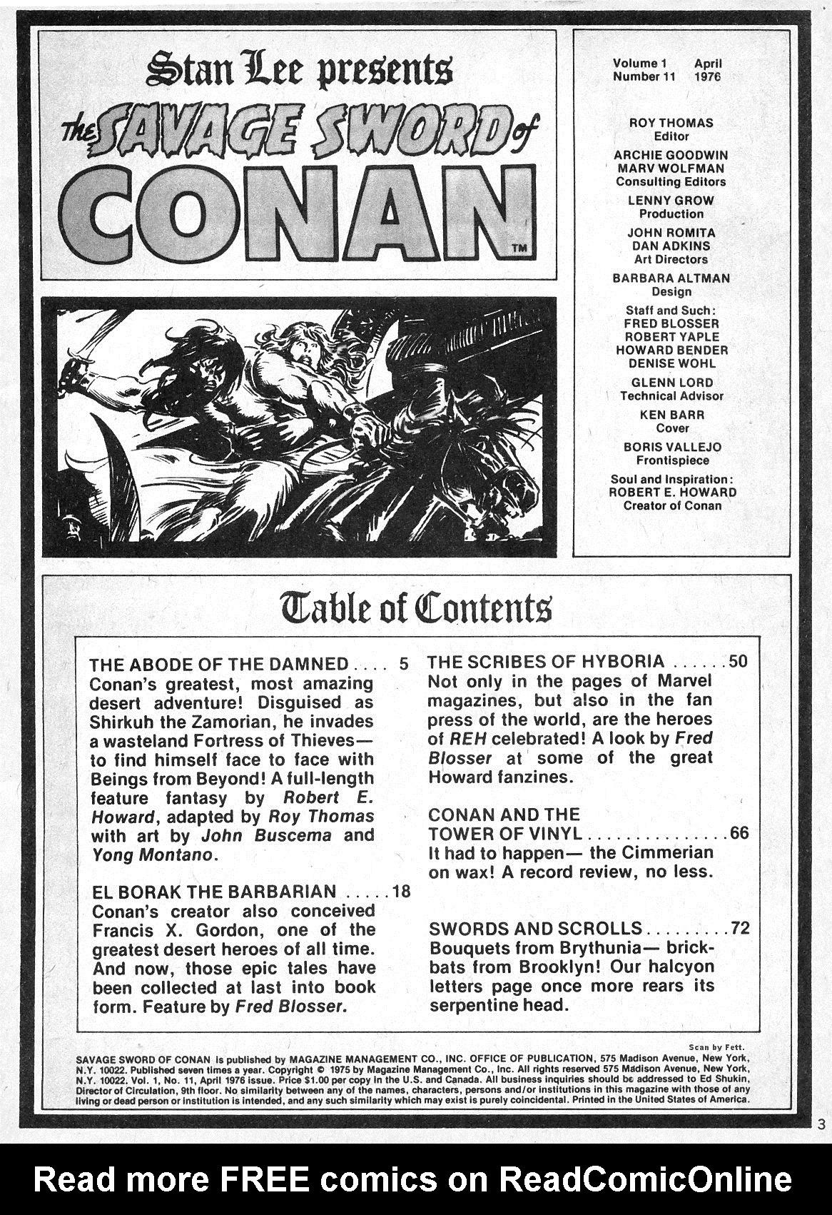 Read online The Savage Sword Of Conan comic -  Issue #11 - 3