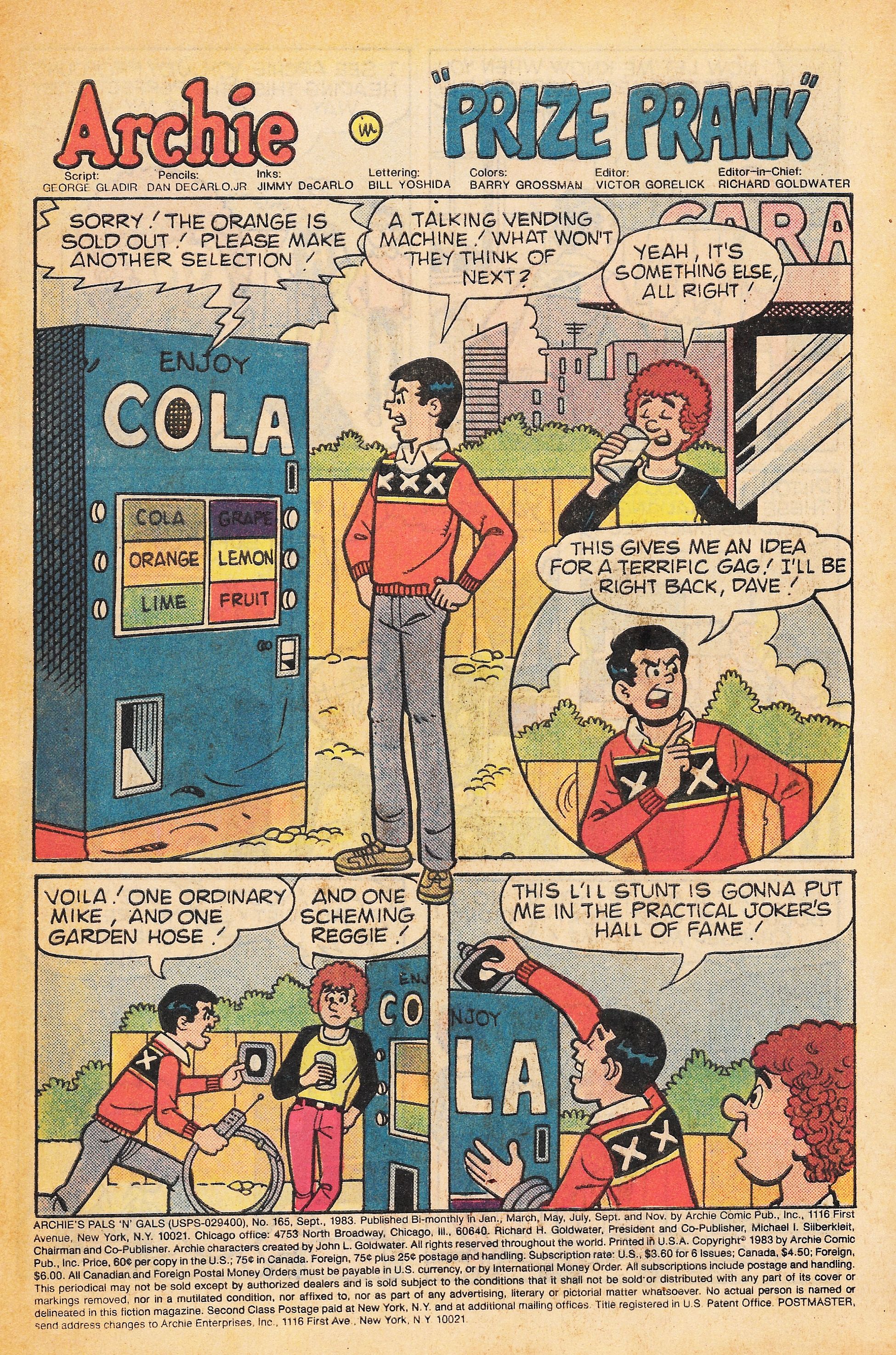 Read online Archie's Pals 'N' Gals (1952) comic -  Issue #165 - 3