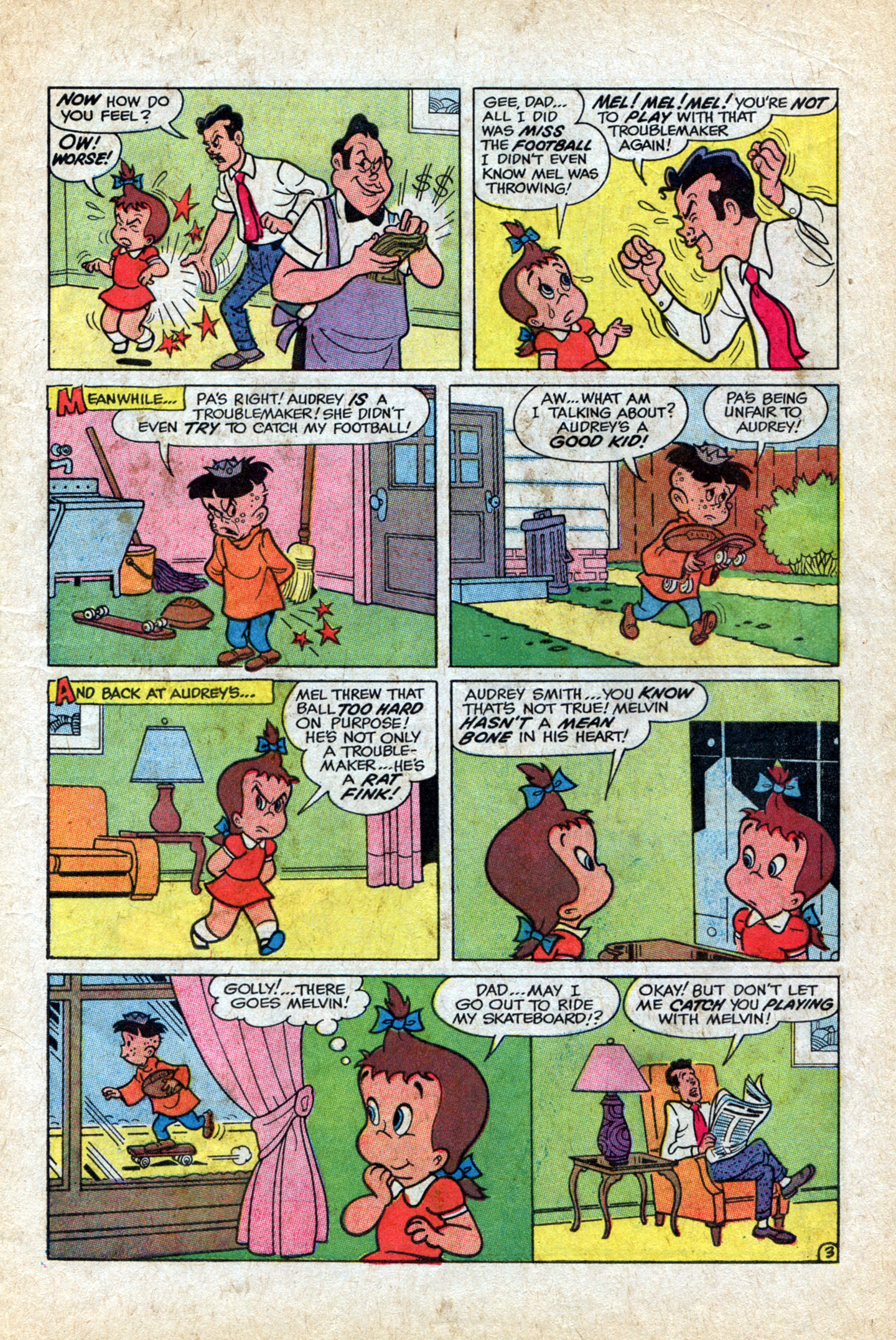 Read online Little Audrey And Melvin comic -  Issue #33 - 7