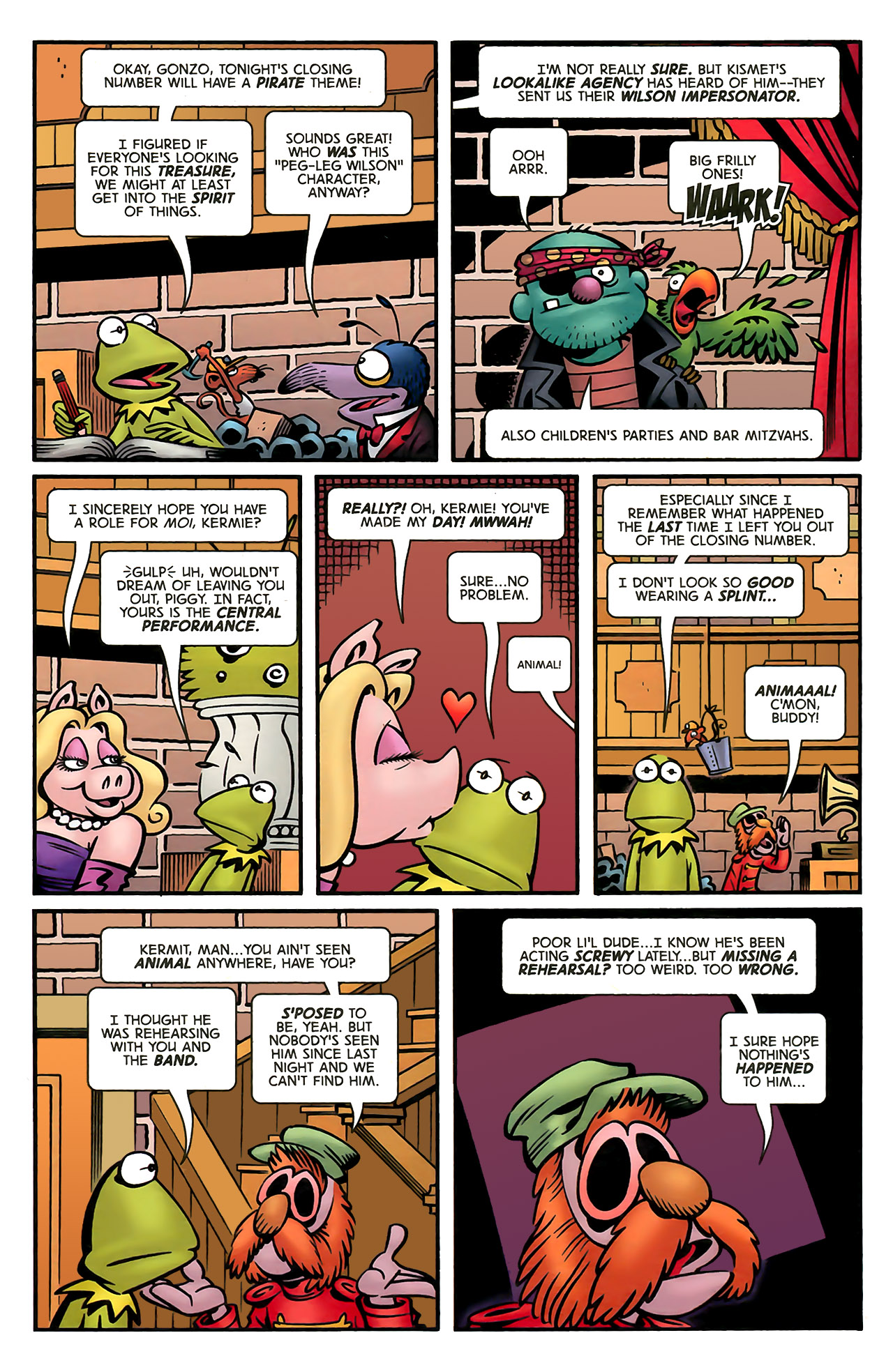 Read online The Muppet Show: The Treasure of Peg-Leg Wilson comic -  Issue #3 - 5
