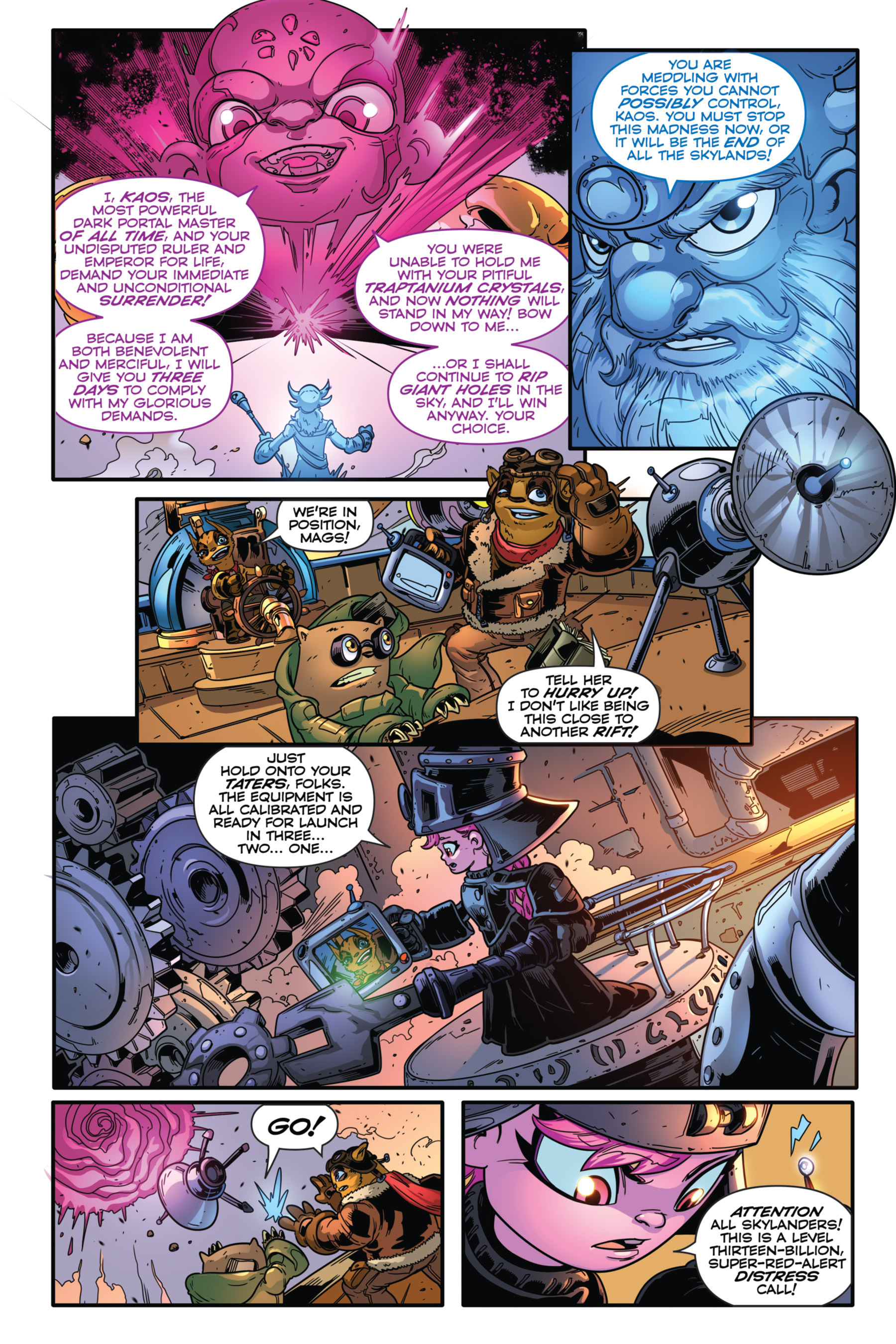 Read online Skylanders: Rift Into Overdrive comic -  Issue # Full - 56