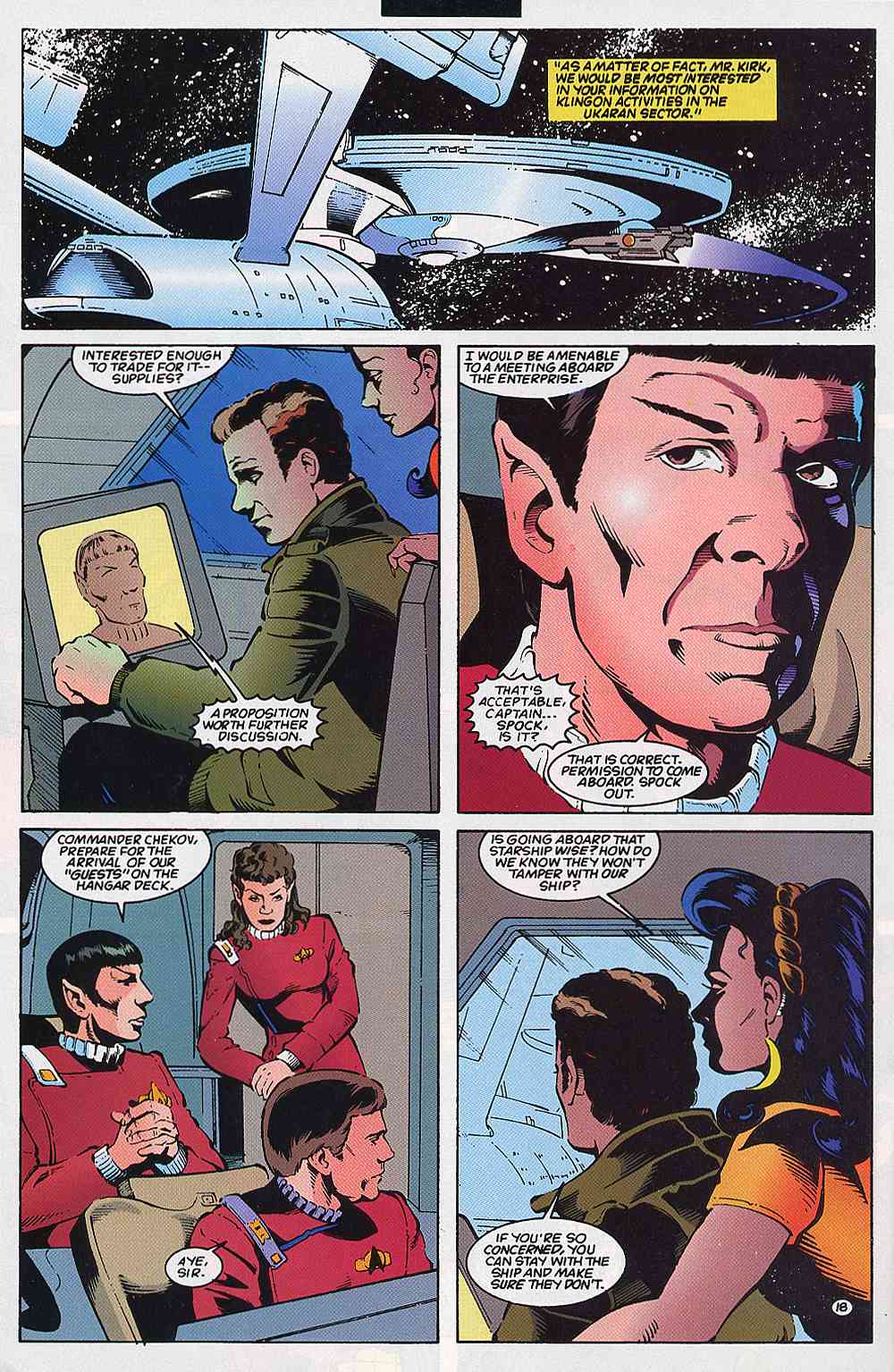 Read online Star Trek (1989) comic -  Issue #71 - 19