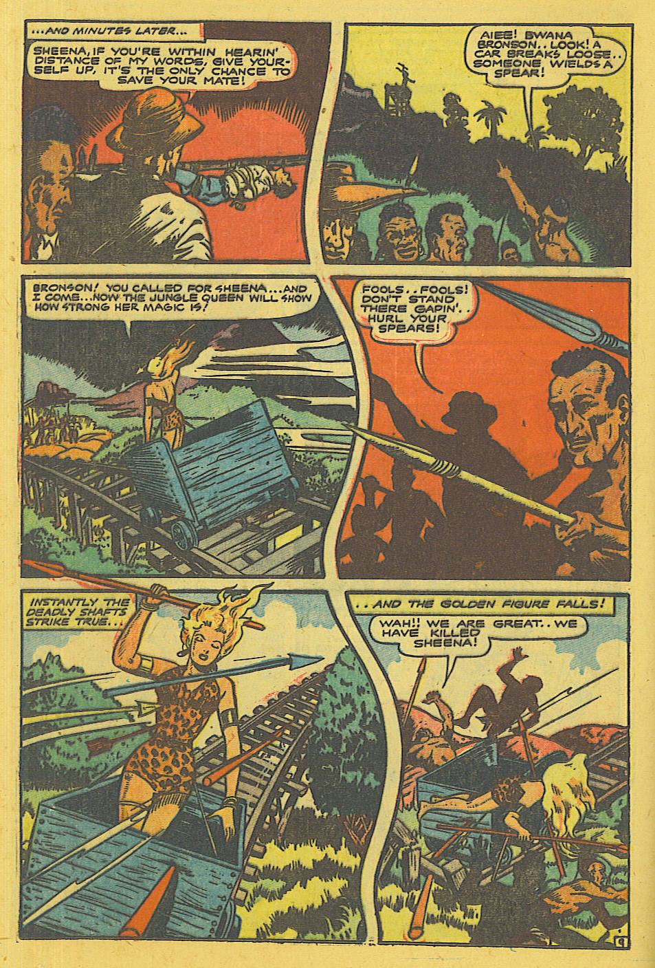 Read online Sheena, Queen of the Jungle (1942) comic -  Issue #13 - 11