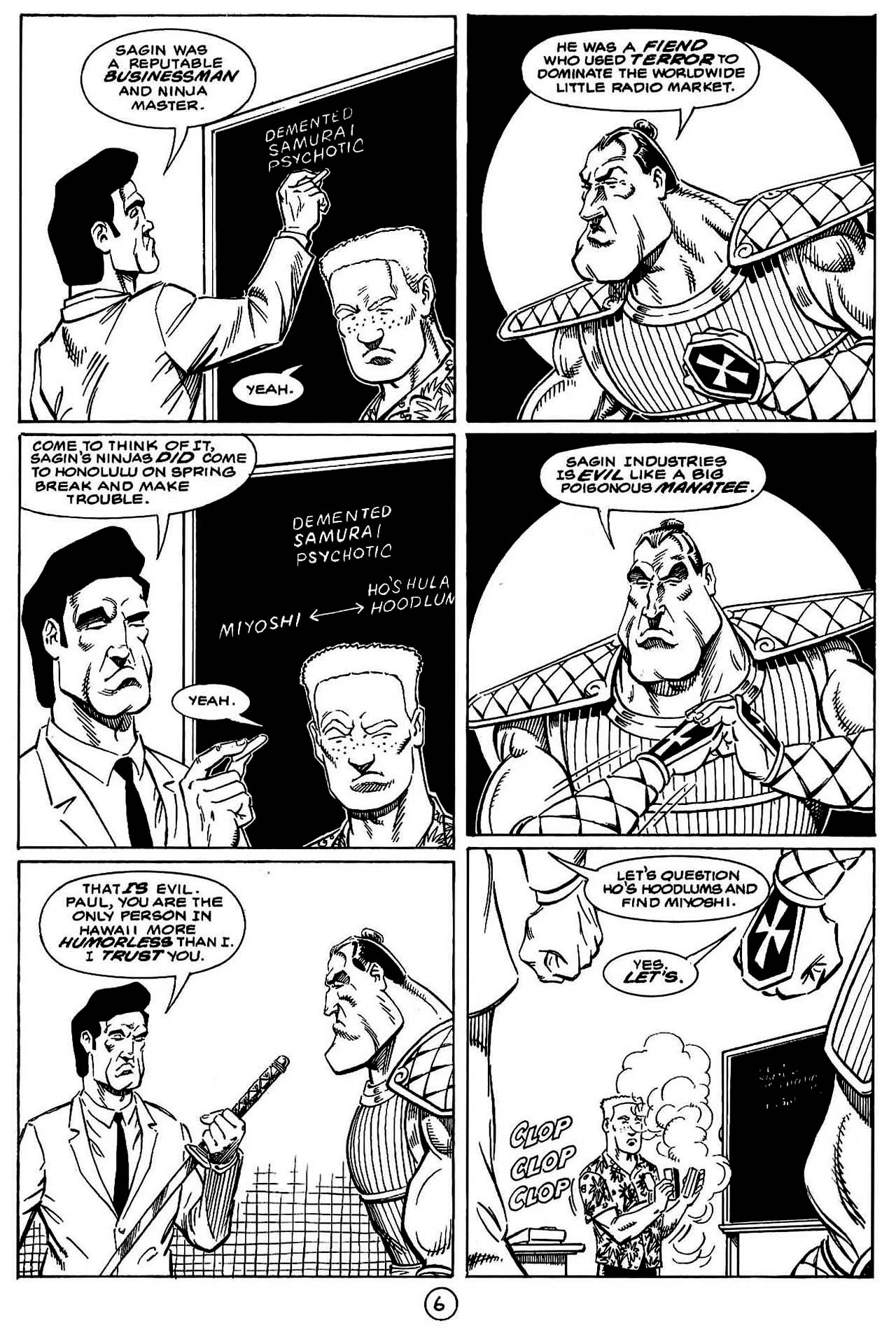 Read online Paul the Samurai (1992) comic -  Issue #6 - 7